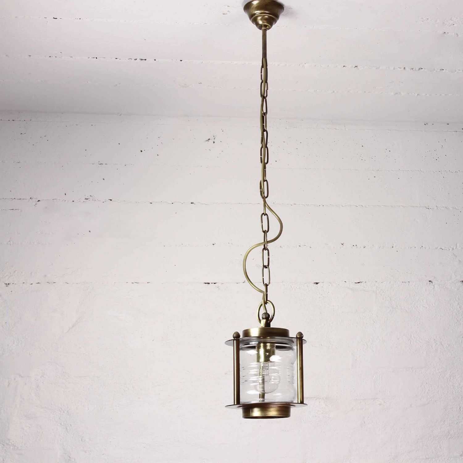 Lampe d'extérieur suspendue MYKO en laiton inoxydable