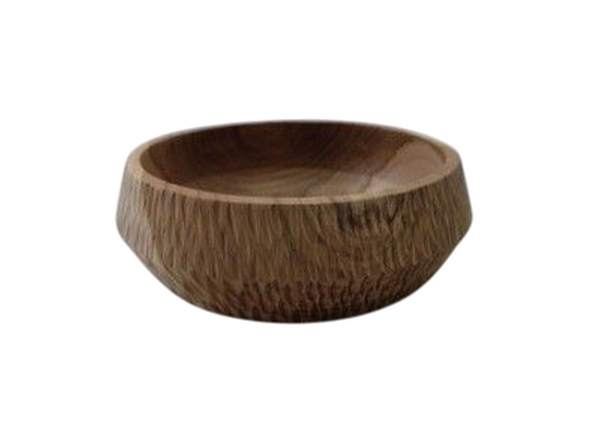 Bol en teck bois 25 x 27 x 9 cm pièce unique travail manuel Schale, Suppenschüssel
