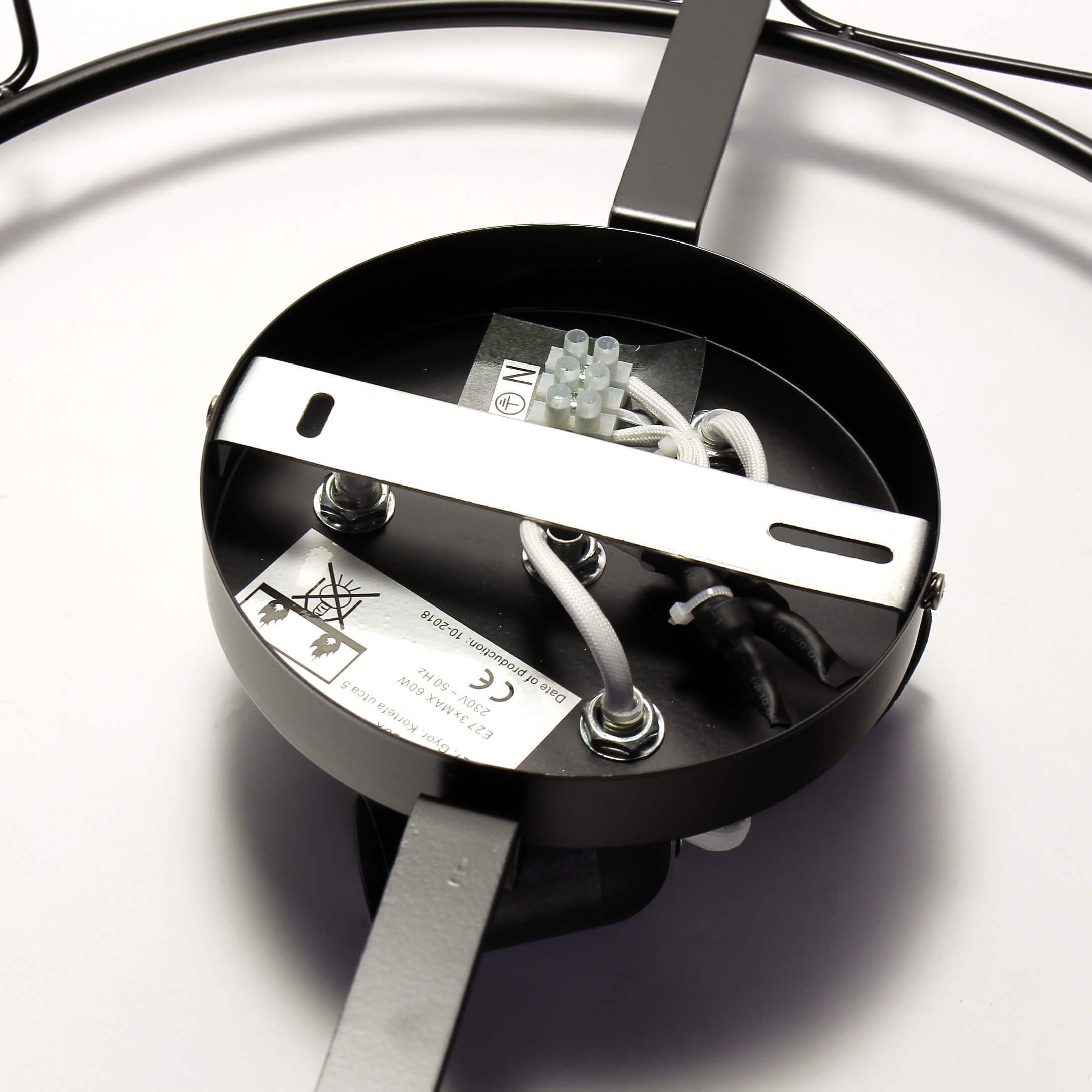 Runde Deckenlampe Rustikal Ø47cm Glas ATHEN Kochtopf, Kochgeschirr