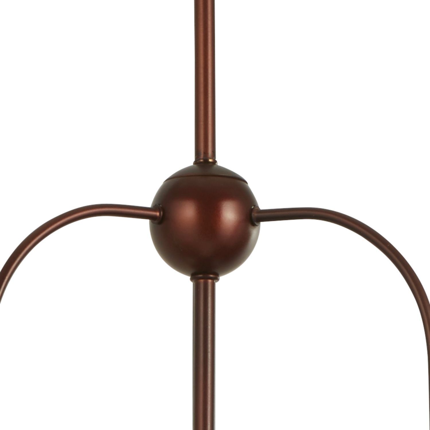 Suspension Vintage Ø 63 cm 3-flamme E27 brun