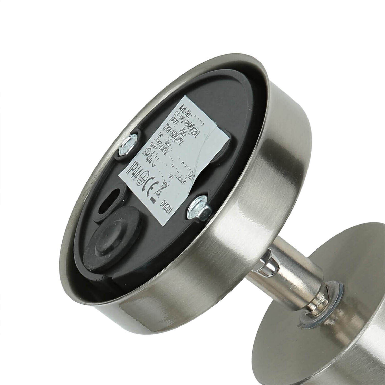 Spot lampe extérieur acier inoxydable IP44 GU10 maison mur COLLINS