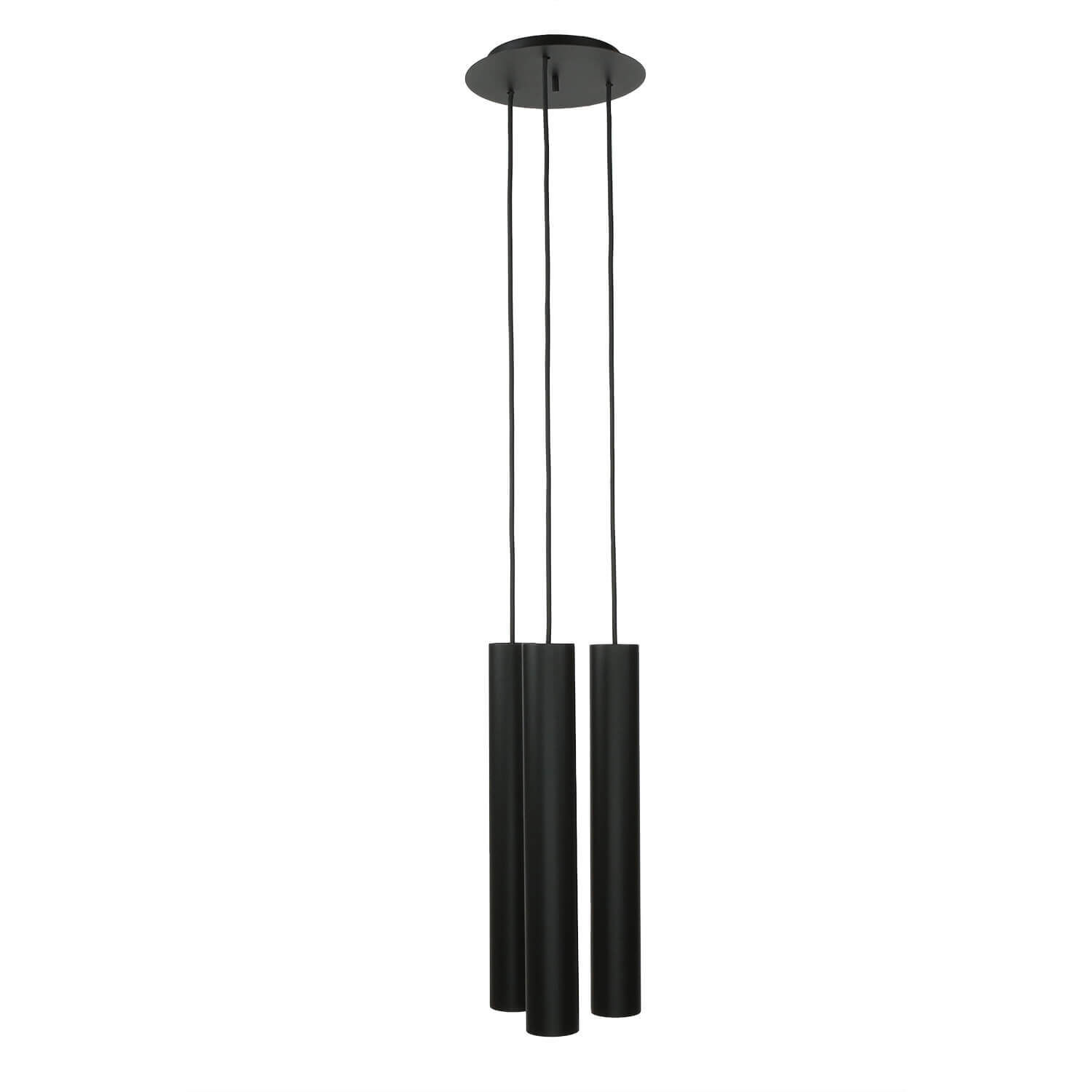 Suspension EYE noir 3-flmg lampe de salon Suspension EYE noir 3-flmg lampe de salon