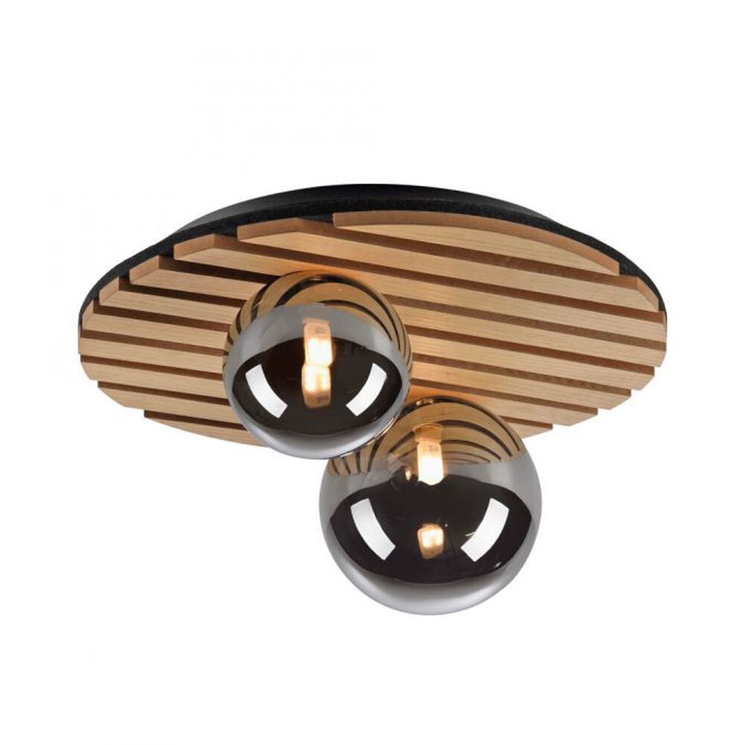 4ebe85b0589a4c54a0bf1b8a4767582c Deckenleuchte, Holz, Metall, Globuslampe, Waldon-Stil