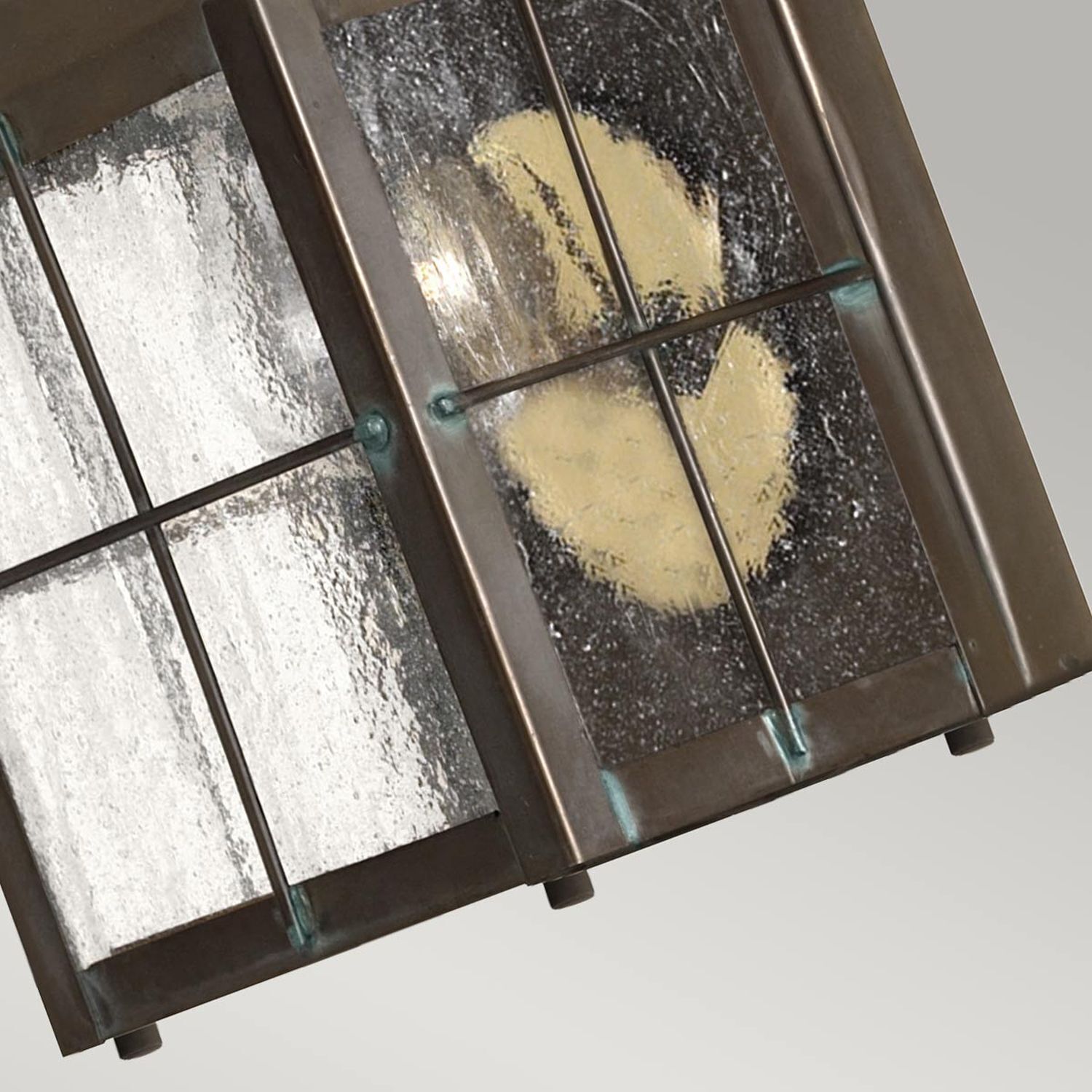 Applique extérieure laiton verre E27 IP44 24,8 cm de haut petite Kabinett, Mobiliar, Tür