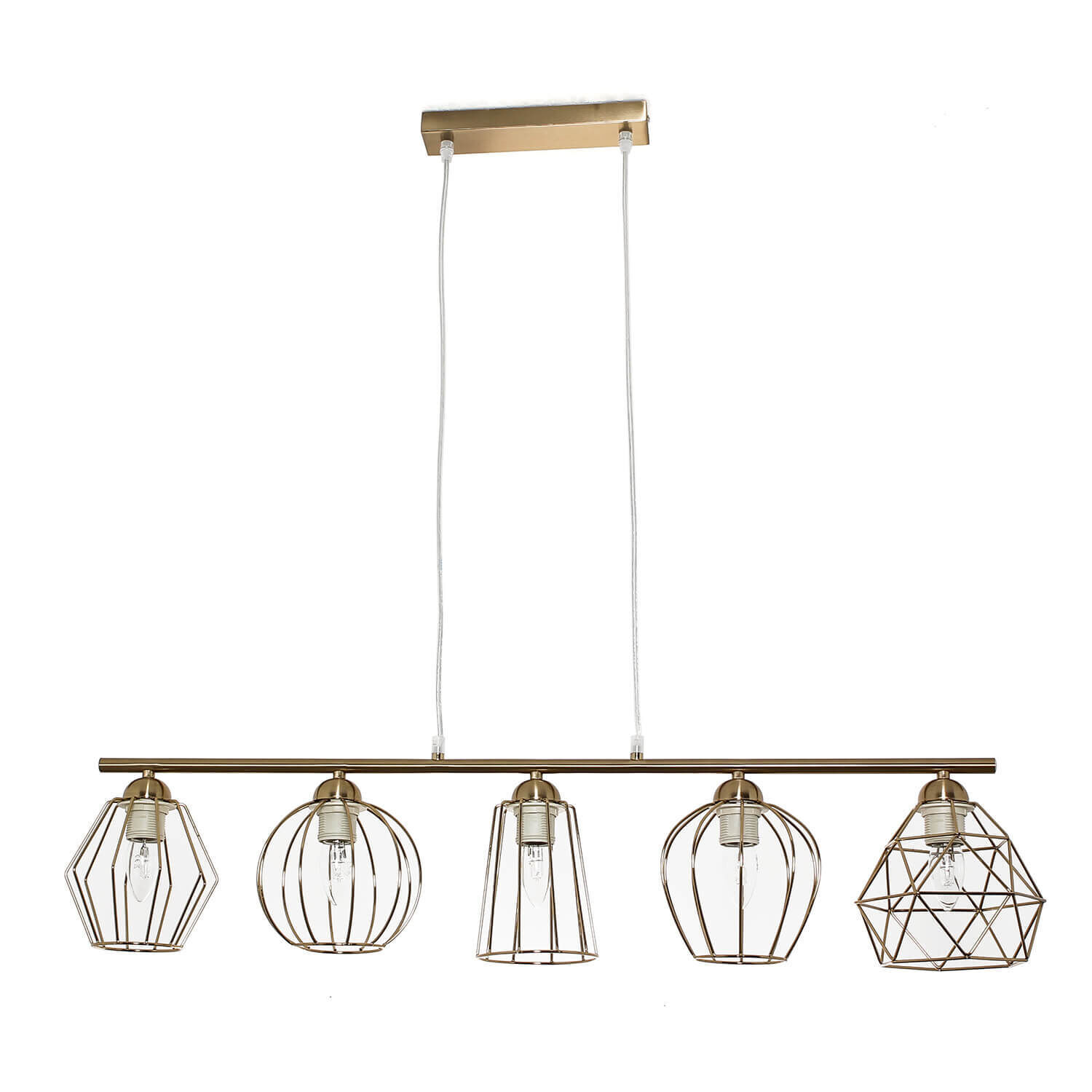 Pendelleuchte GALAXY in Messing Küche Esszimmer Leuchter, Lampe, Leuchte