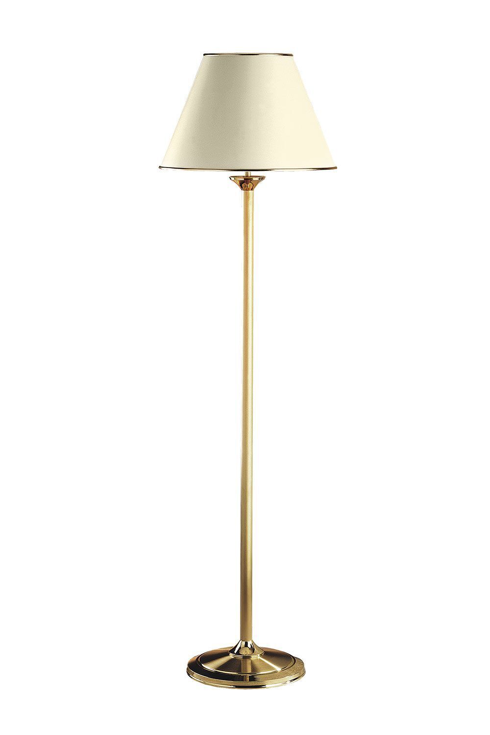 Lampadaire en laiton blanc 155cm PENELO Salon