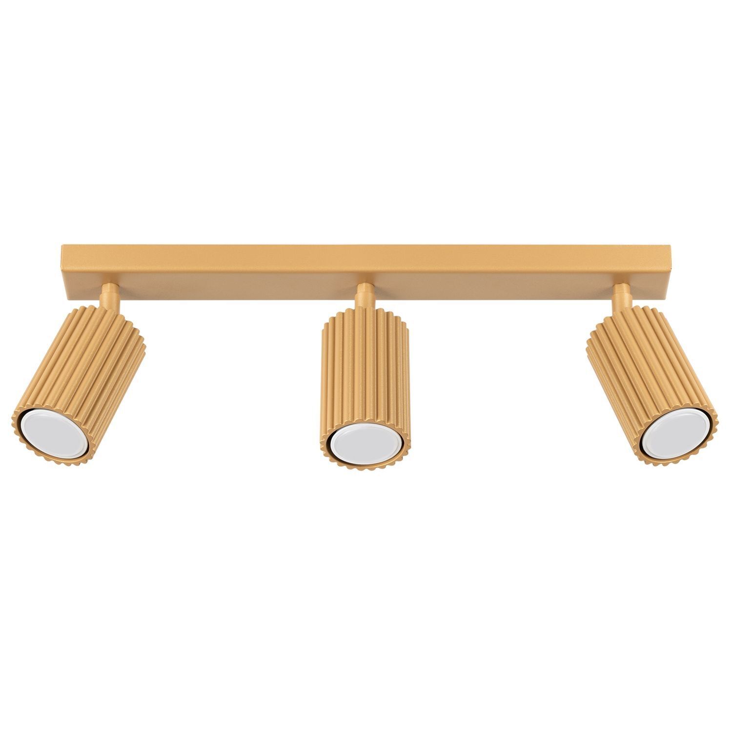 Spot de plafond moderne à 3 flammes GU10 L : 45 cm en or
