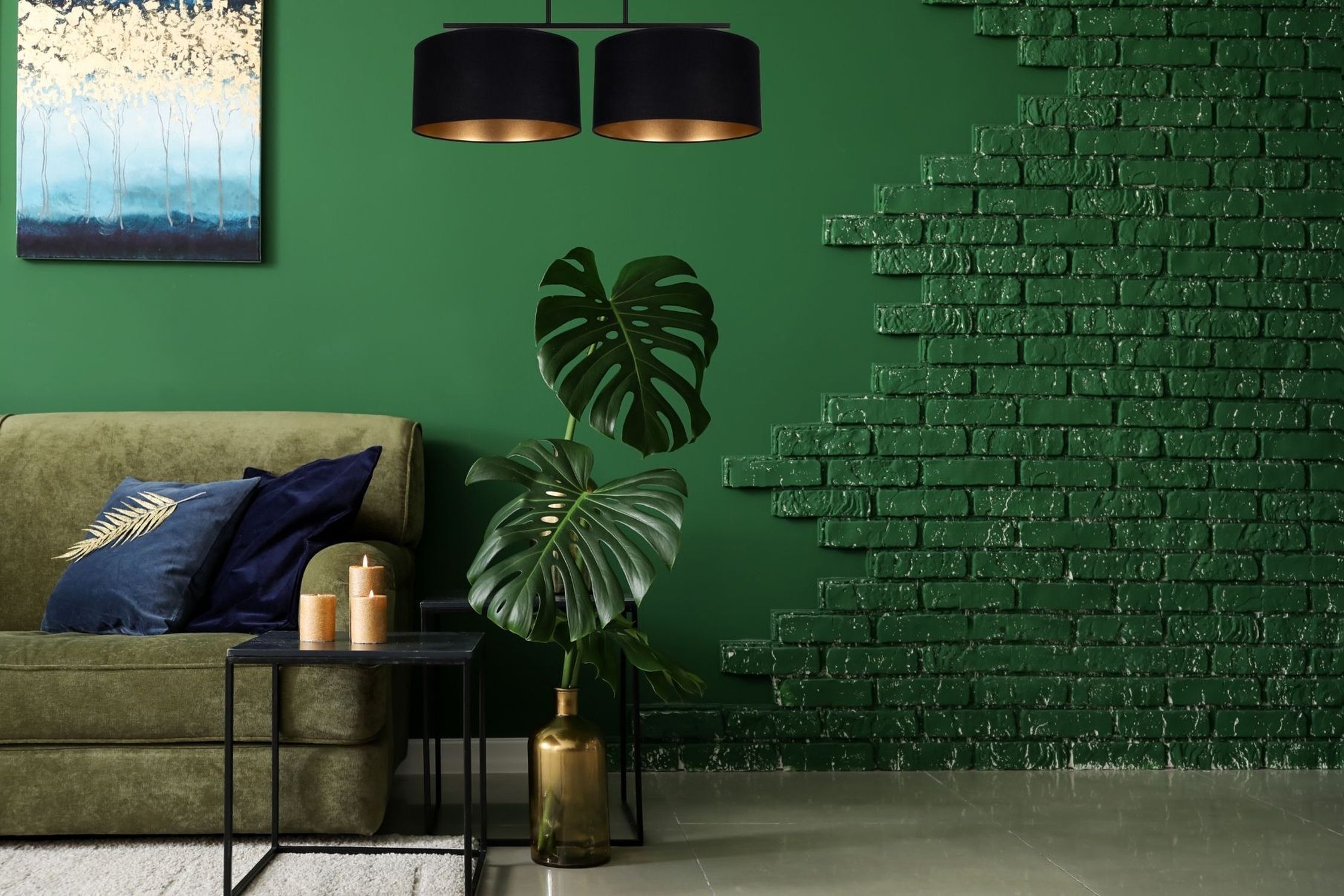 Lampe, Pflanze, Drinnen, Innenarchitektur, Kerze