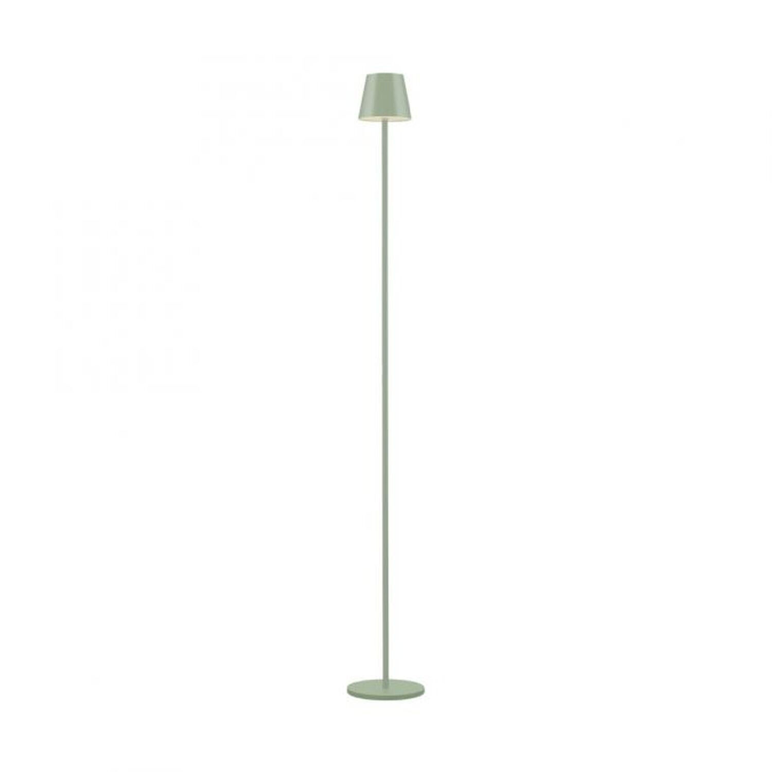 Lampadaire LED rechargeable Vert IP54 125 cm Touch Variation 3000 K