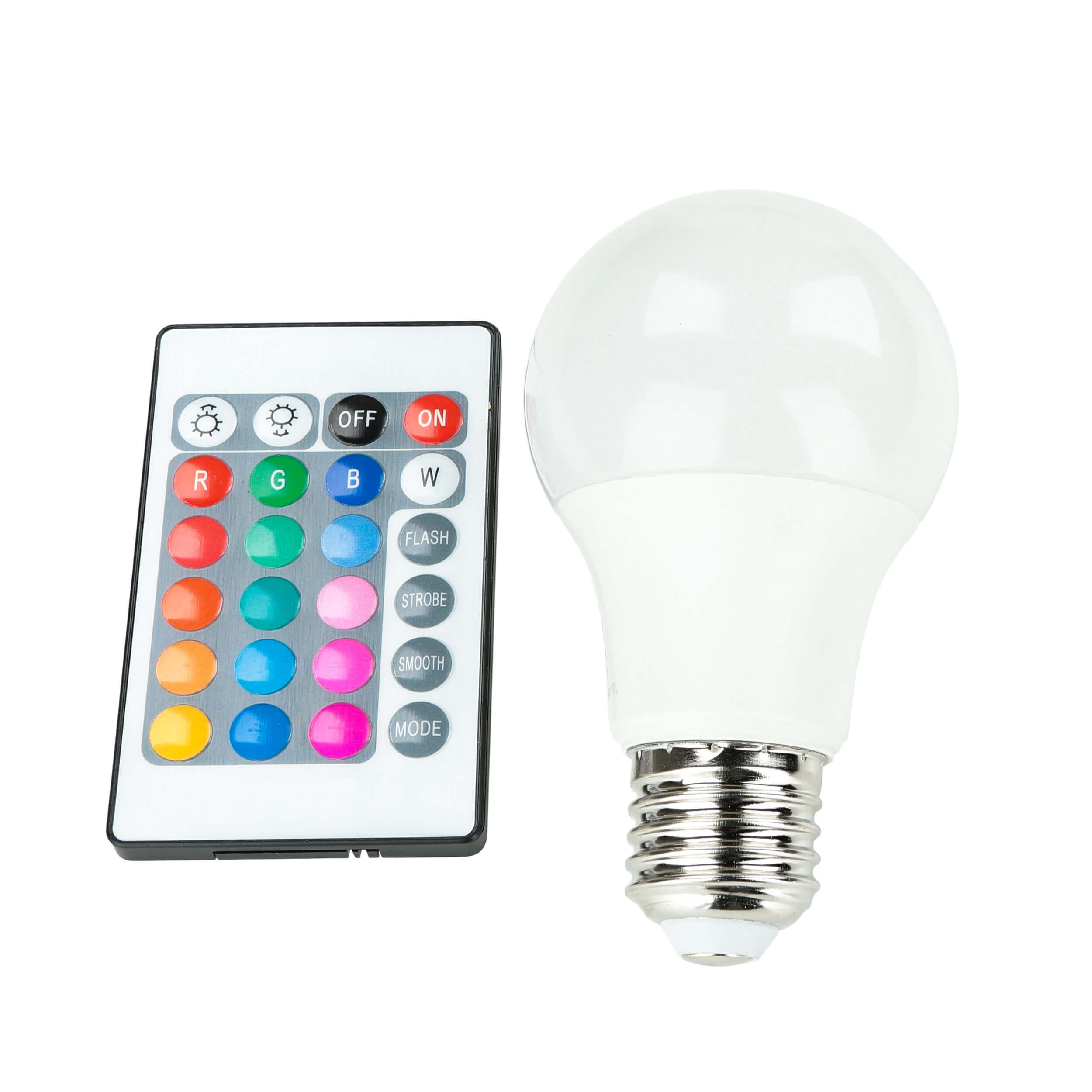 Ampoule LED E27 changeant de couleur Télécommande 9,7W - LM117 Licht, Elektronik