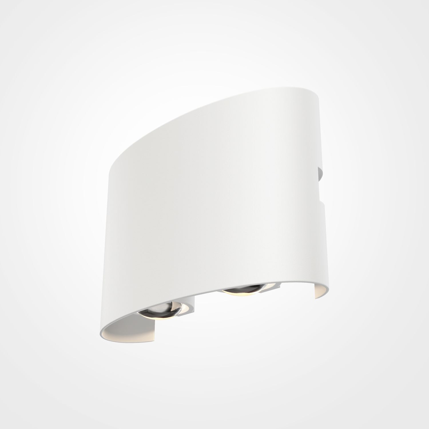 Lampe LED d'extérieur murale métal IP54 L : 12 cm Up Down blanc Lampe, Deckenleuchte
