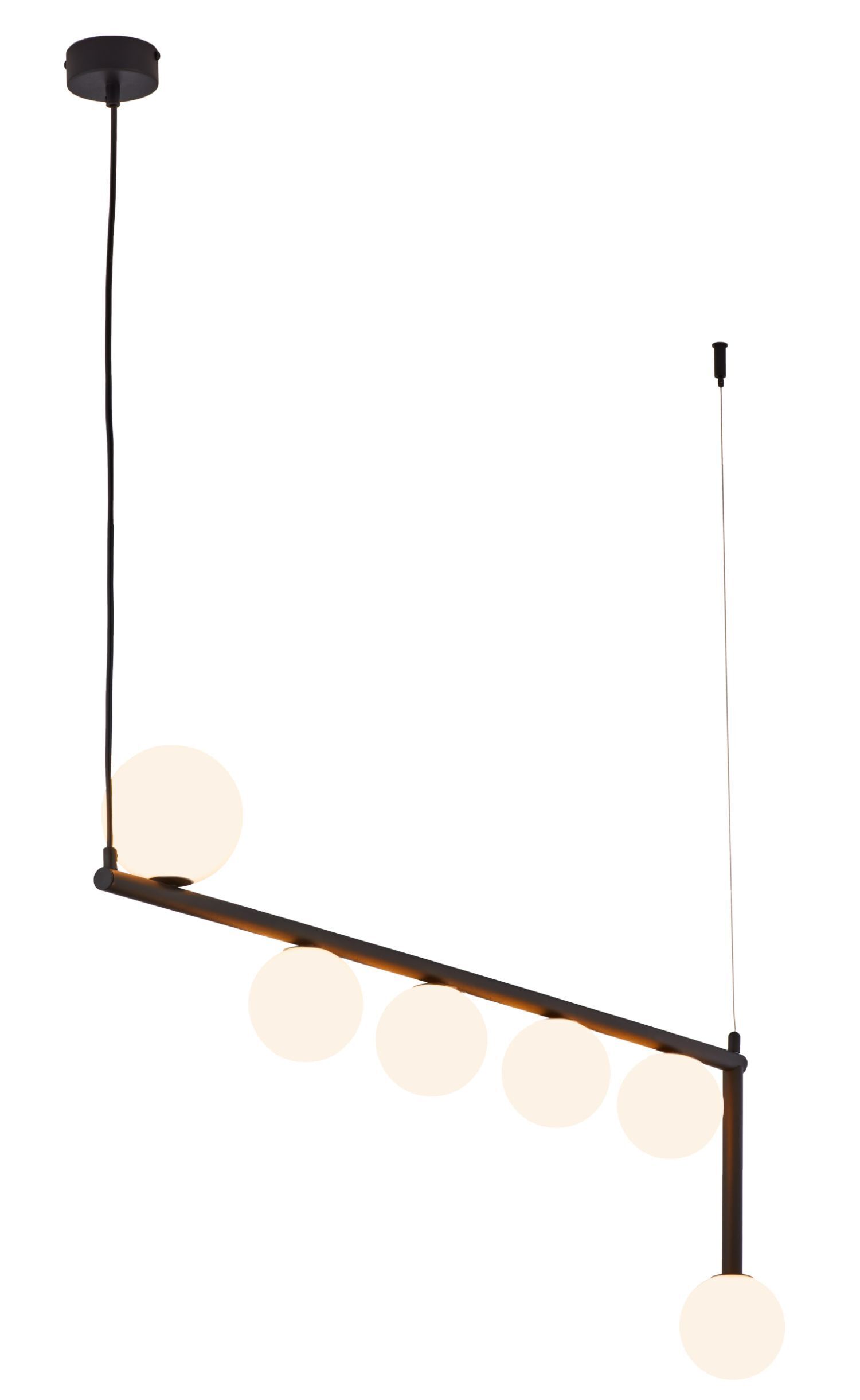 Blendarme Lampe à suspendre métal verre G9 max. 40 W en noir