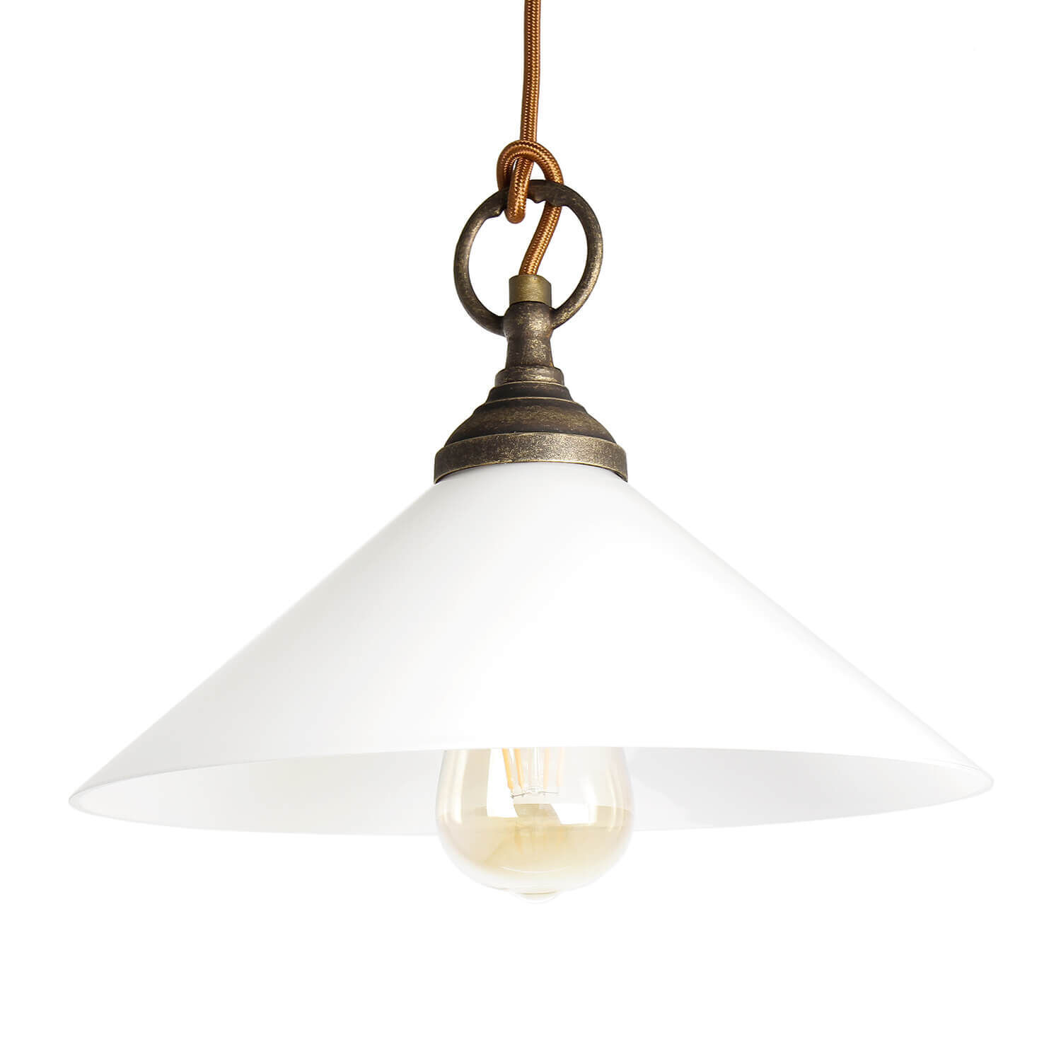 Suspension Réglable en hauteur en laiton véritable Lampe, Leuchte, Deckenventilator, Elektrisches Gerät, Kronleuchter