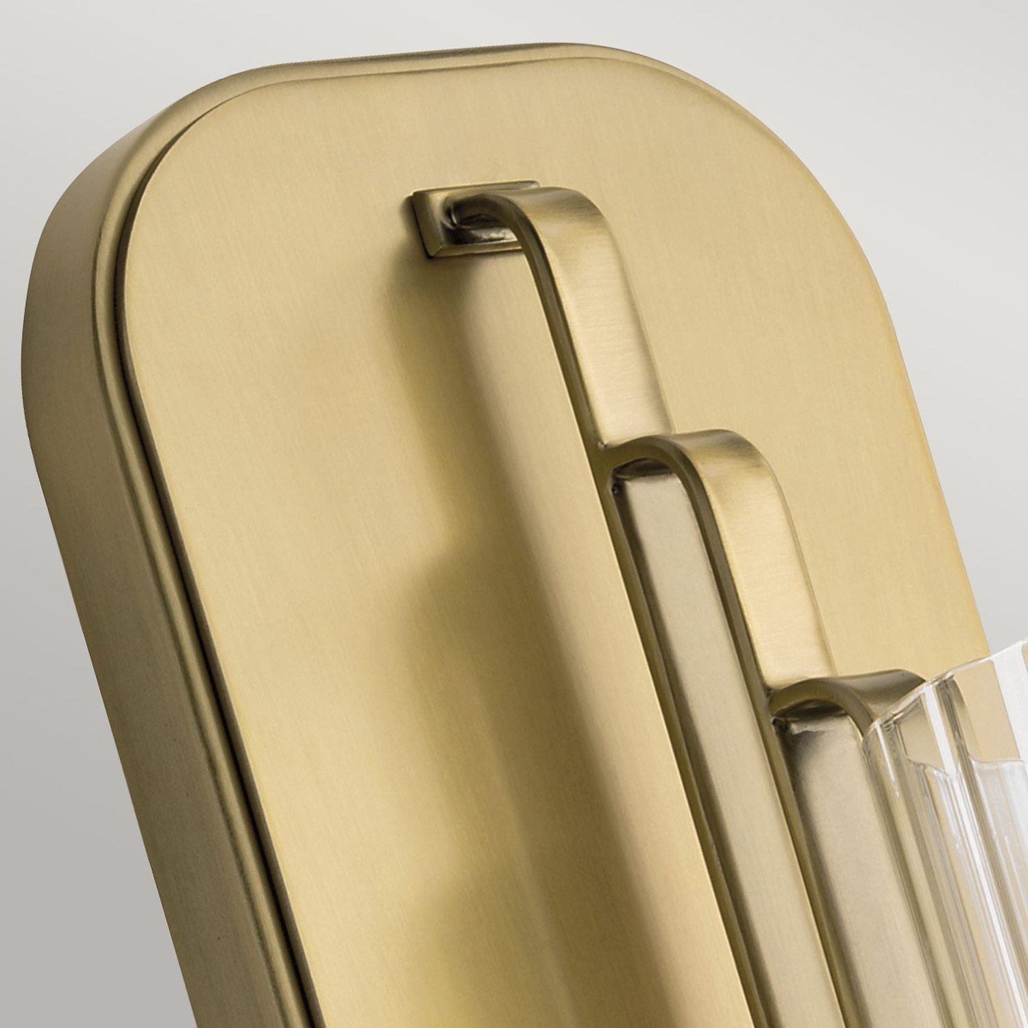 Applique verre métal E14 35,5 cm de haut Art Nouveau