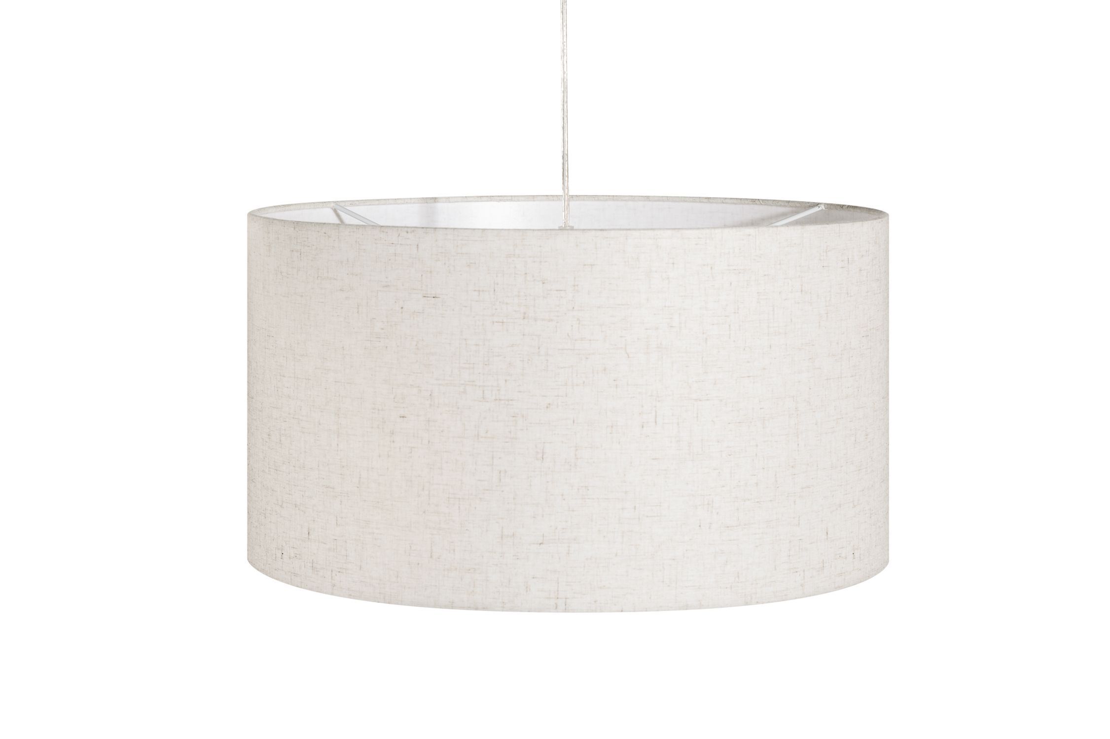 Suspension ronde tissu E27 Ø55 cm Moderne en naturel Suspension ronde tissu E27 Ø55 cm Moderne en naturel