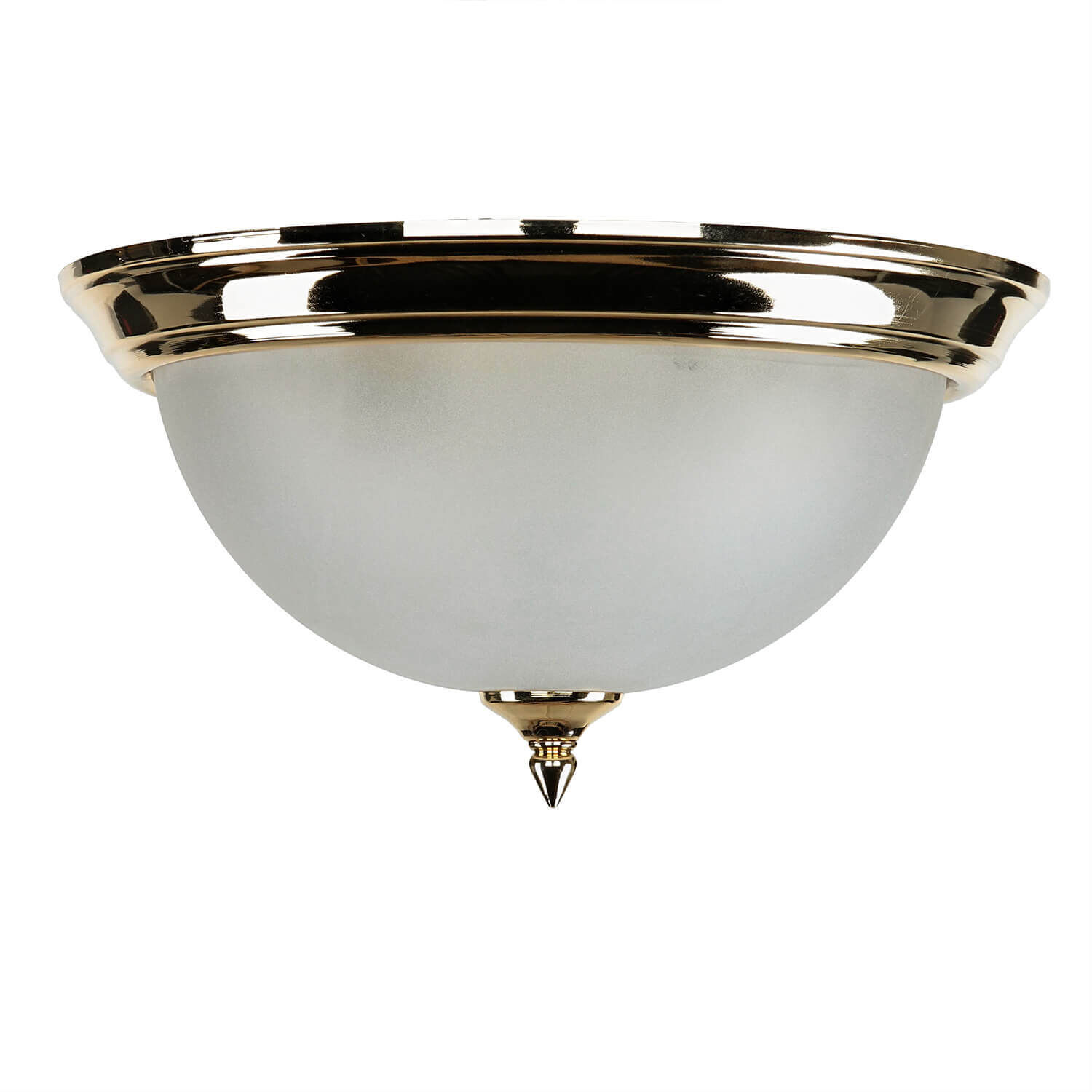 Plafonnier Antique en laiton Crème Salon