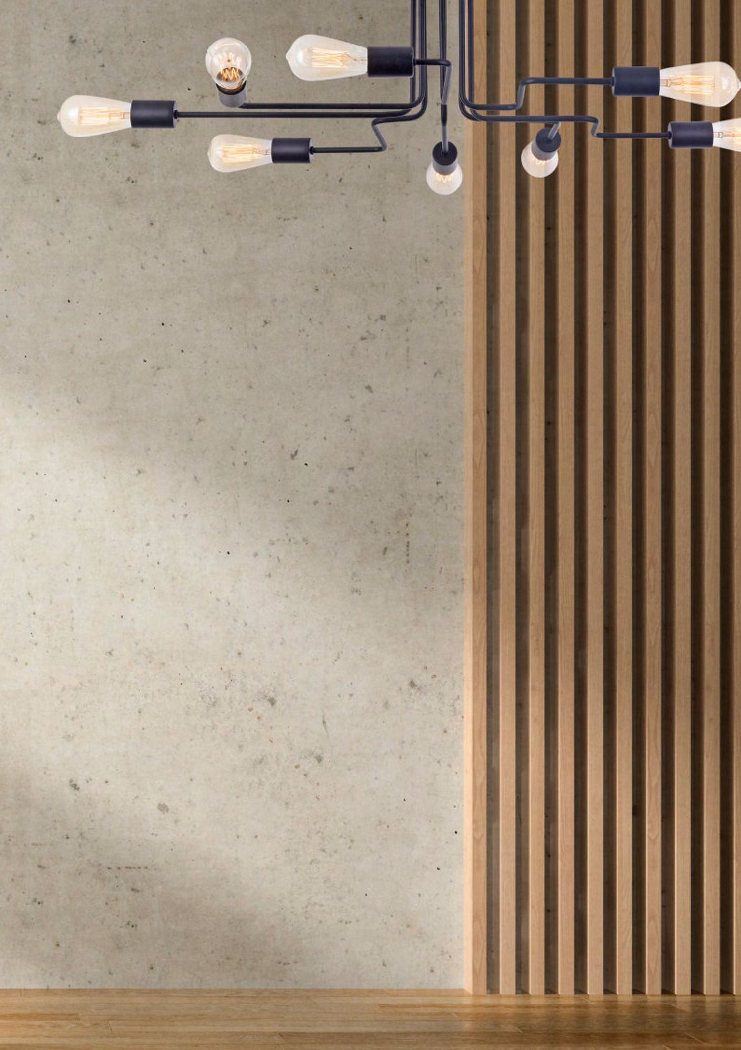 Plafonnier métal E27 noir design rétro LENI