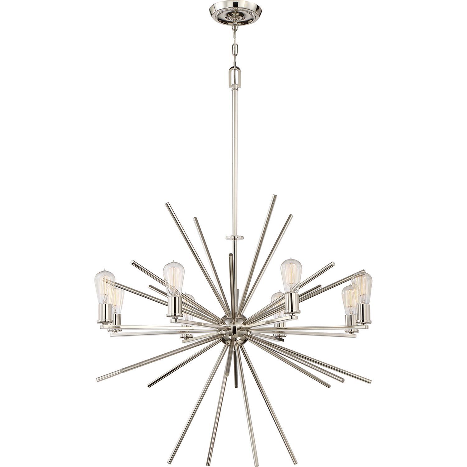 Lustre NELI en argent Ø86cm 6xE27 Lampe