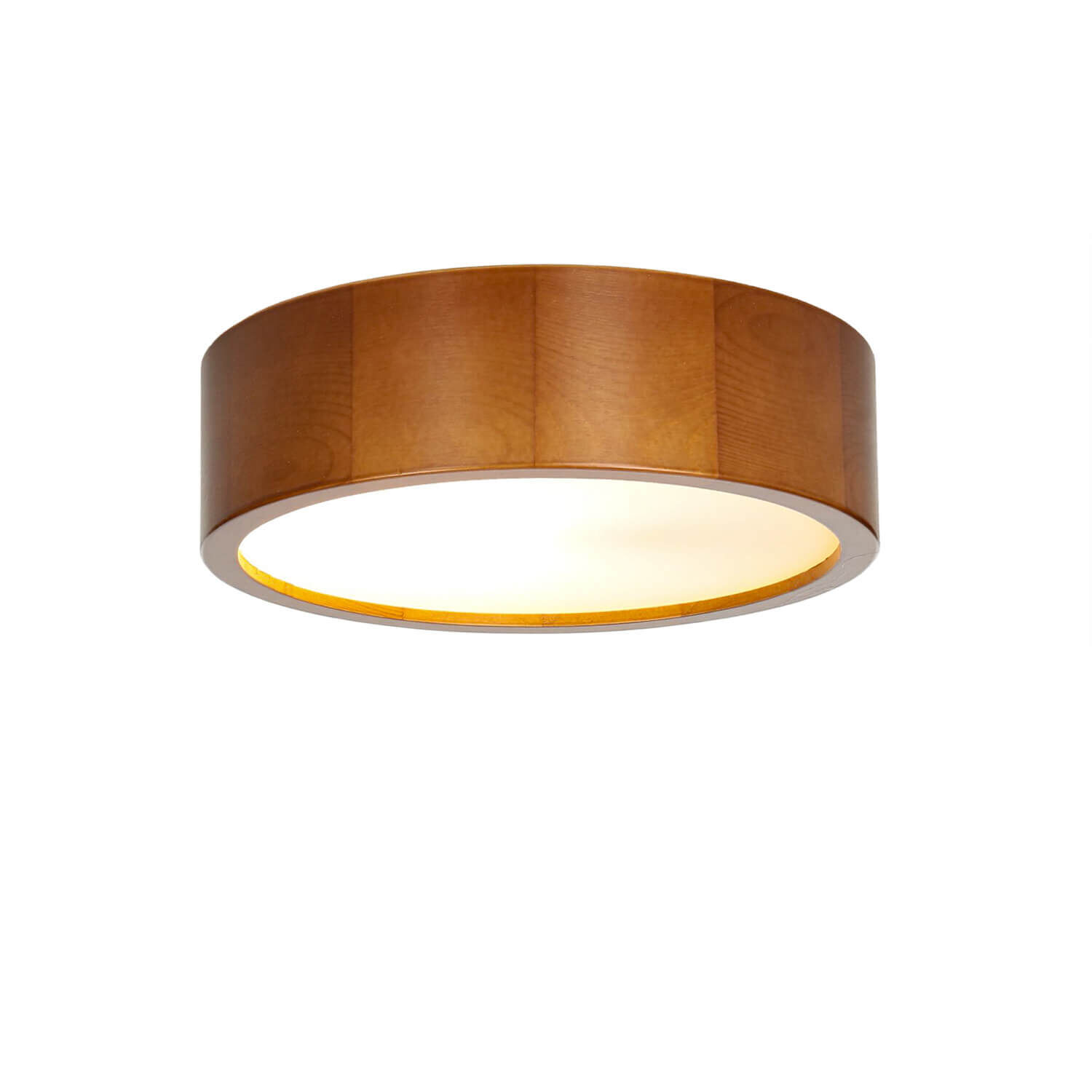 Plafonnier avec bois Lampe de chambre Salon rond