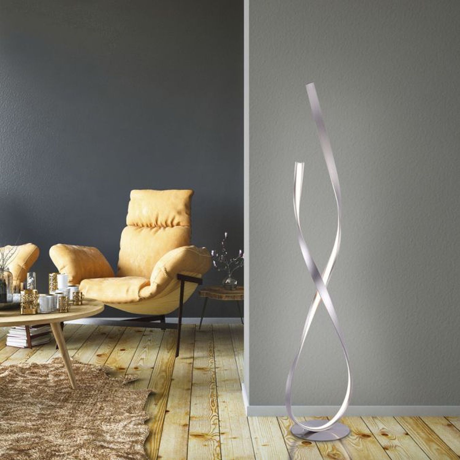 Lampe, Stuhl, Mobiliar, Stehlampe