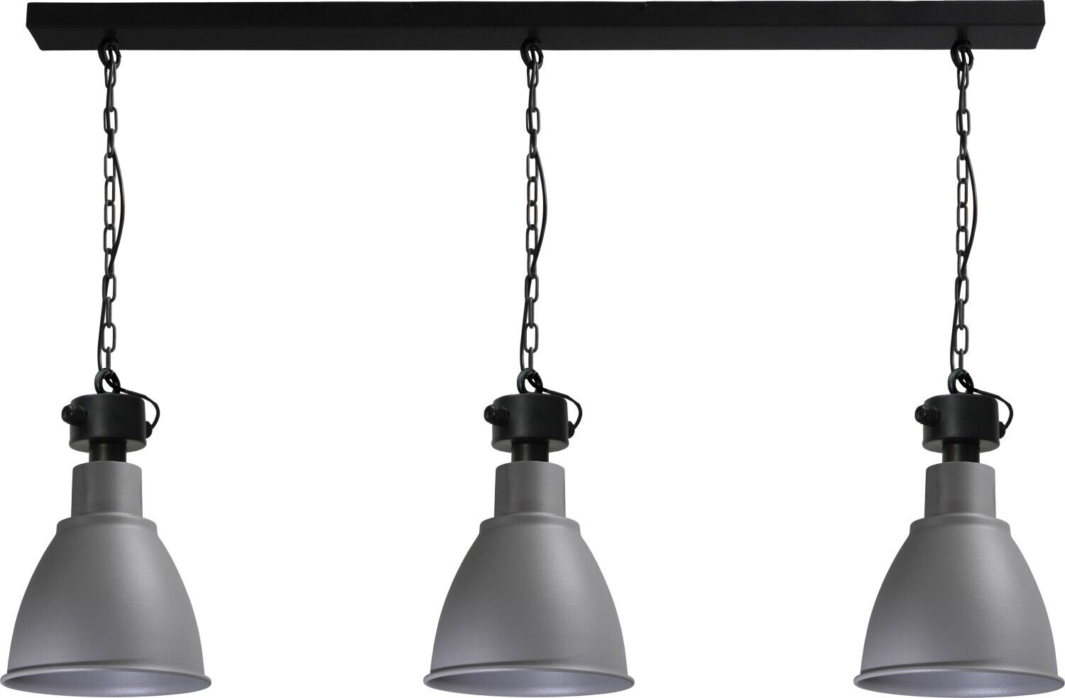 Grande lampe suspendue Gris Industrie artisanale