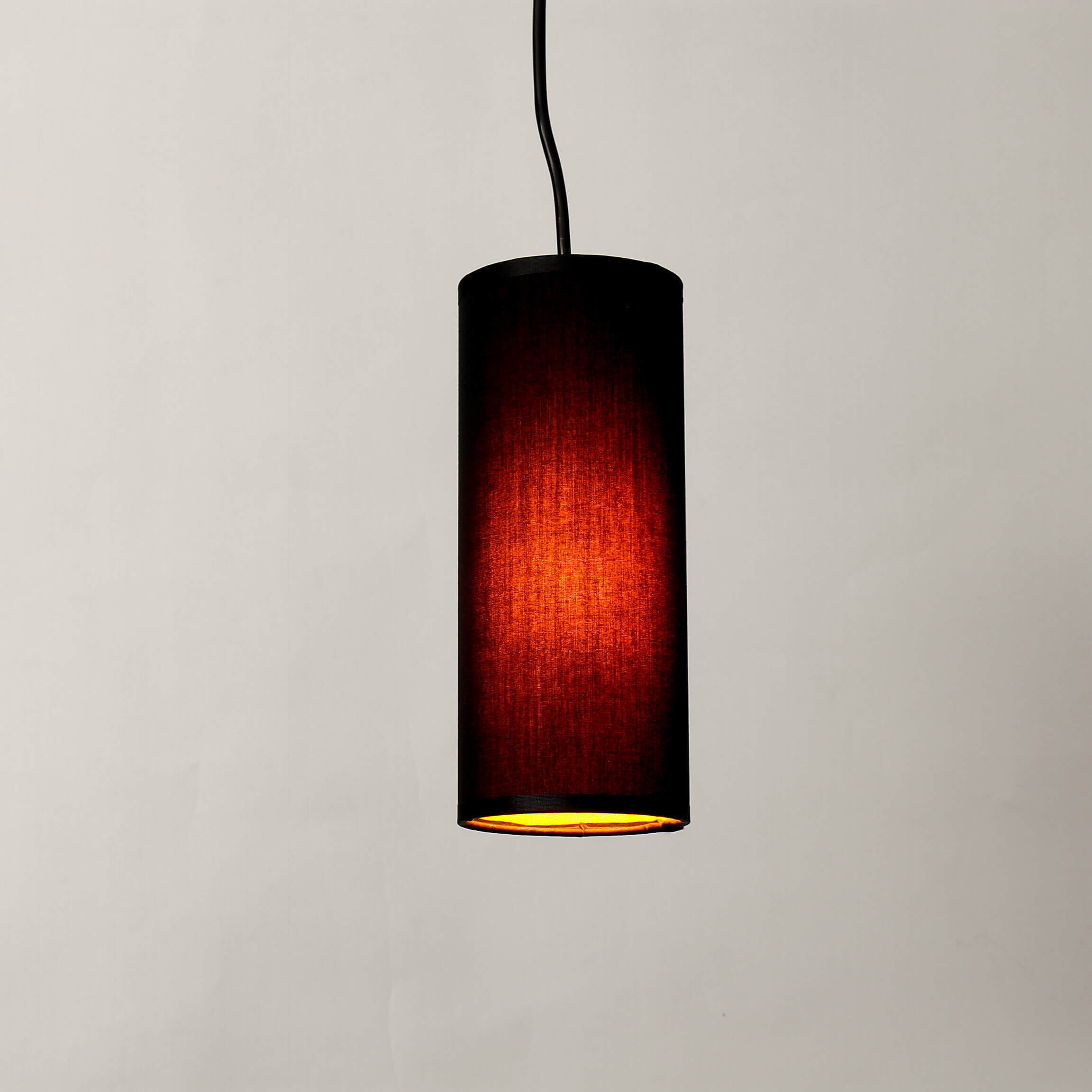 Hängelampe Wohnzimmer Esstisch Ø8,5cm Schwarz Lampe, Lampenschirm