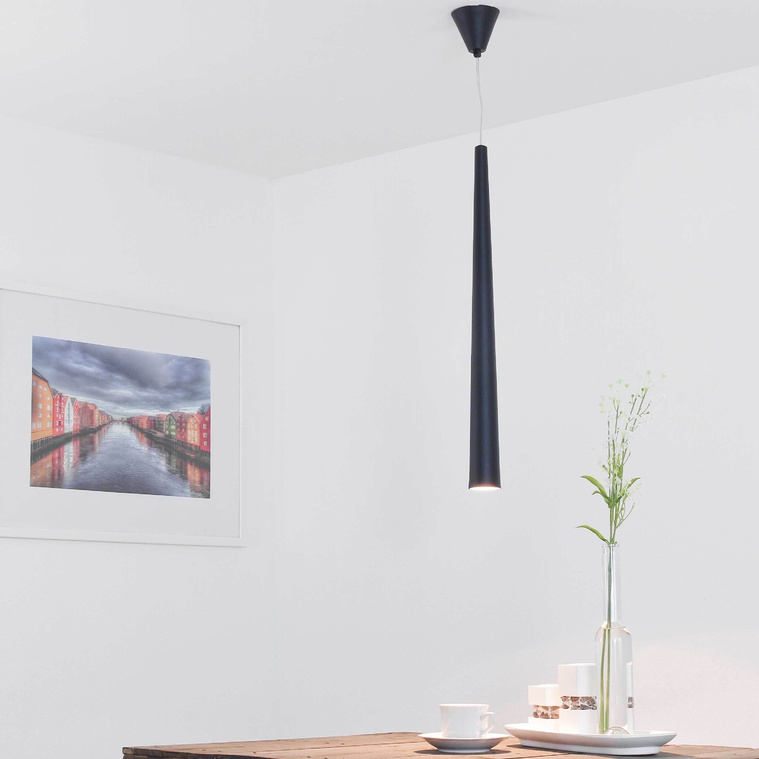 Suspension noir métal étroit GU10 Lampe, Drinnen, Innenarchitektur, Malerei, Mauer