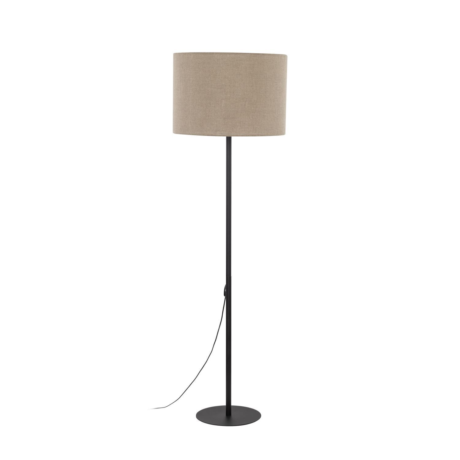 Lampadaire 165 cm Ø 50 cm Métal Jute E27 MARINUS