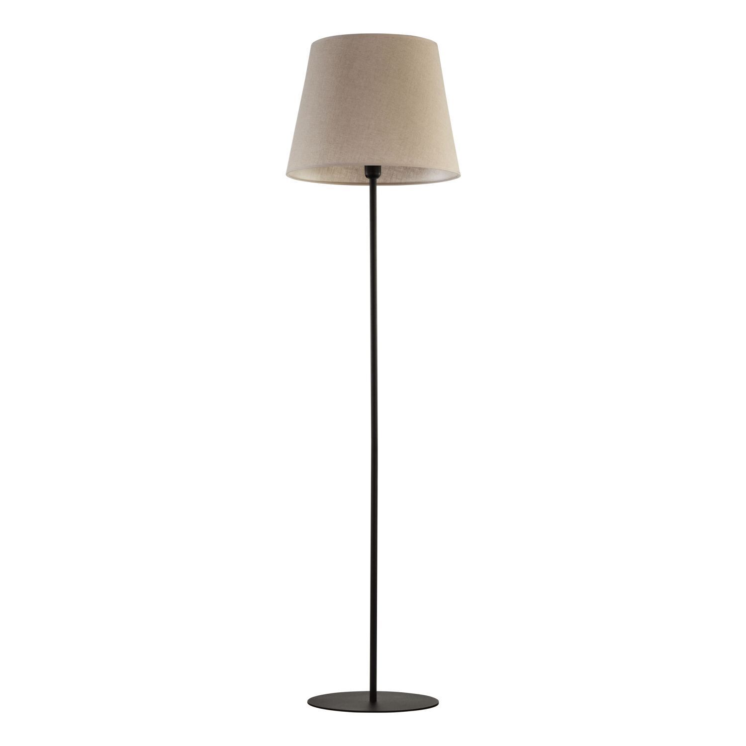 Lampadaire Tissu Métal 151 cm petit Moderne confortable E27