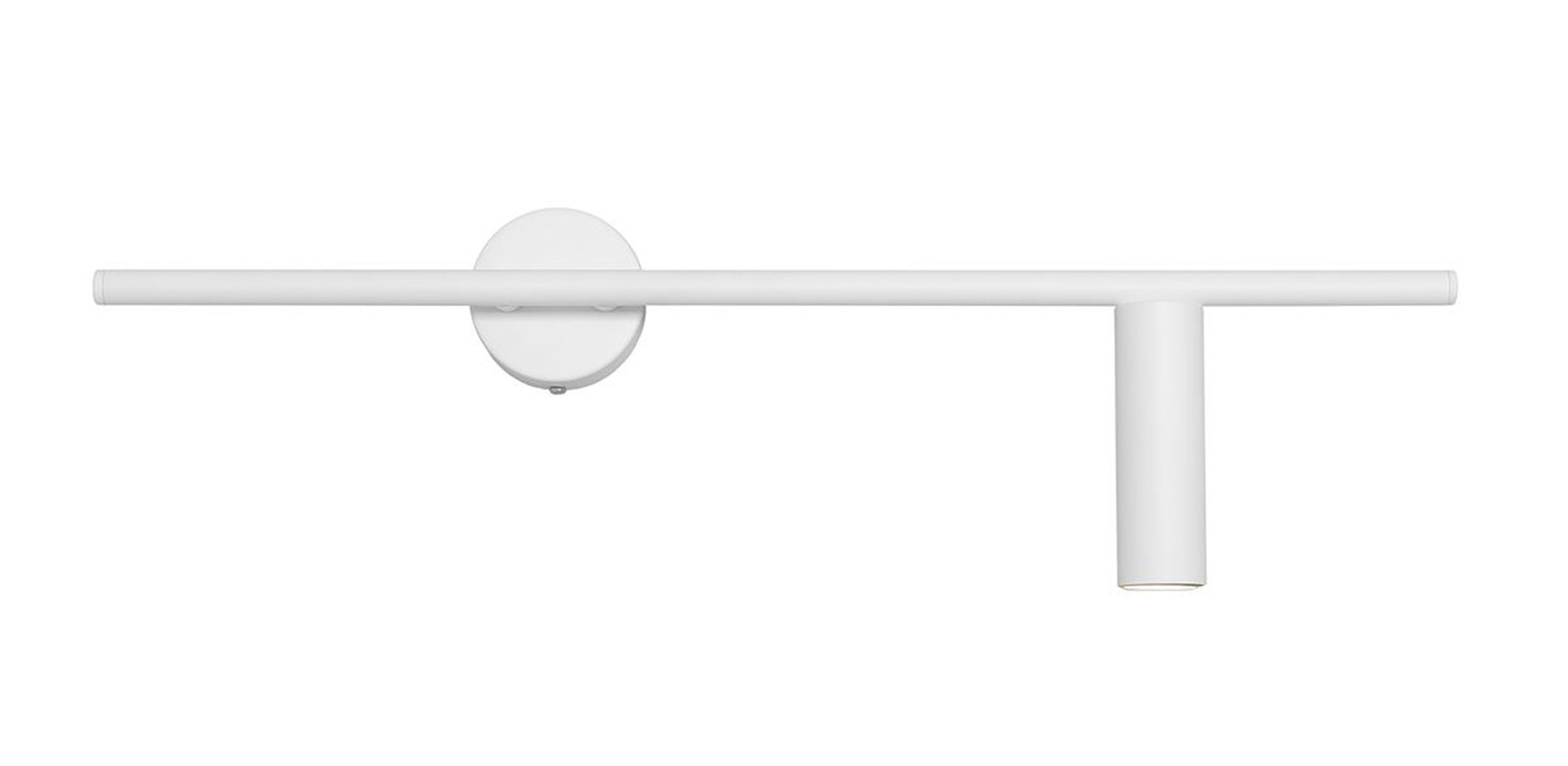 Applique murale en métal Blanc Cylindre H:17 cm GU10 Rétro