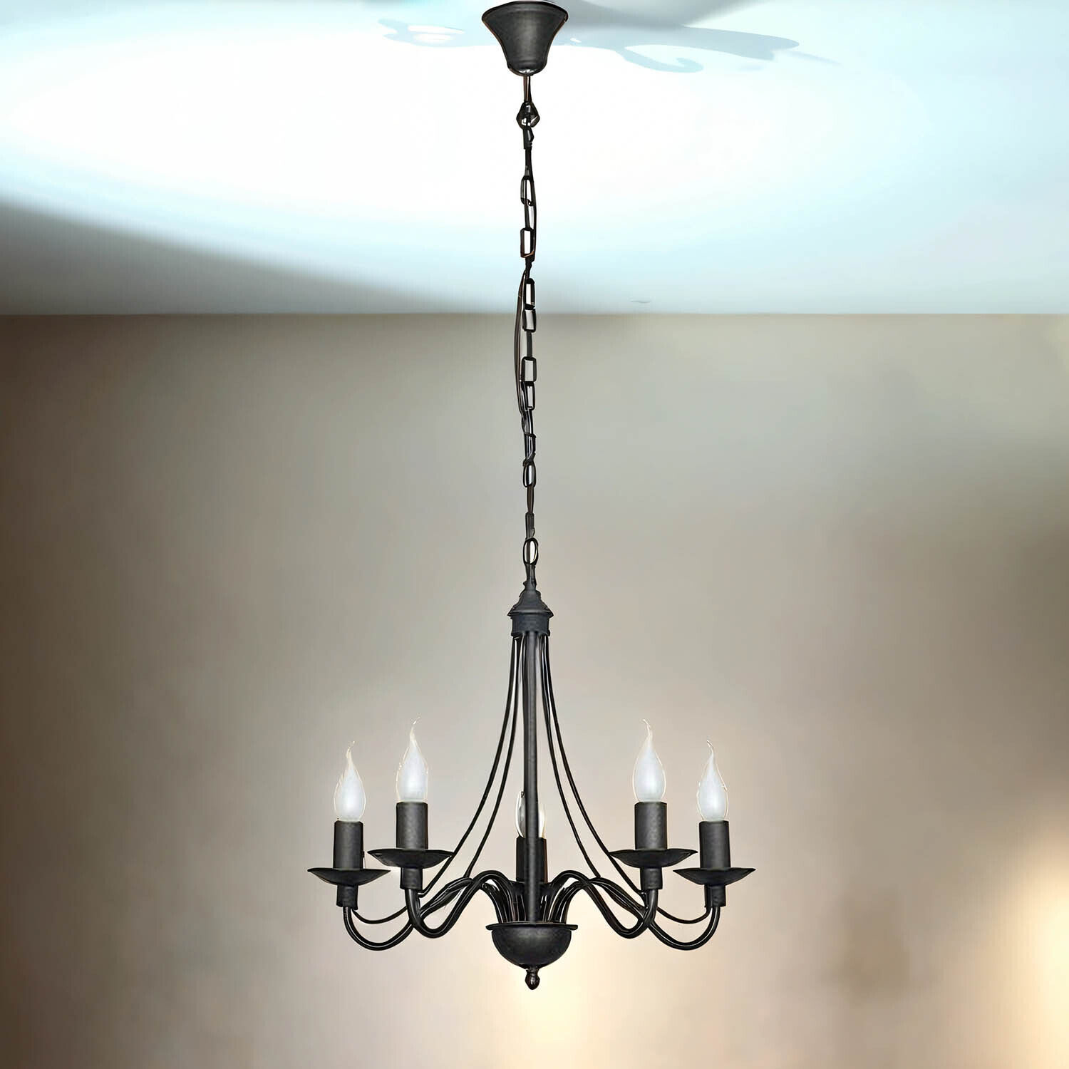 Lustre Lustre Suspension Noir Salon