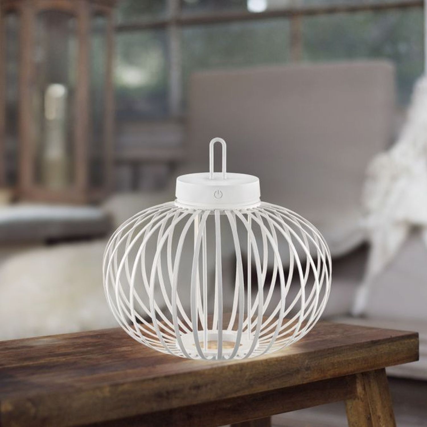 Lampe de table LED rechargeable Blanc Variateur Touch 33 cm IP44 2 W Lampe, Flasche, Kosmetik, Parfüm