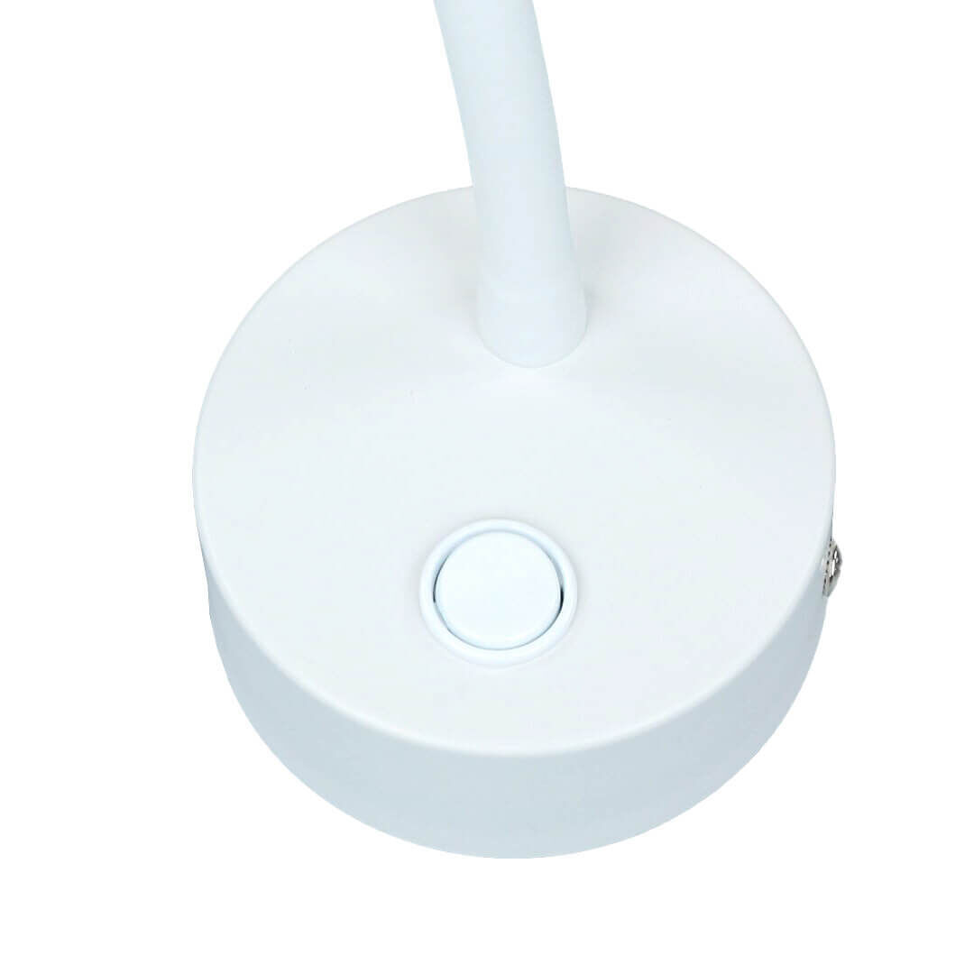 lampe, basis, drahtlos, einstellbar, weiß