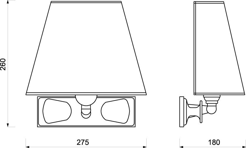 Applique murale en laiton Chrome Marron Maritim Flur Applique murale en laiton Chrome Marron Maritim Flur