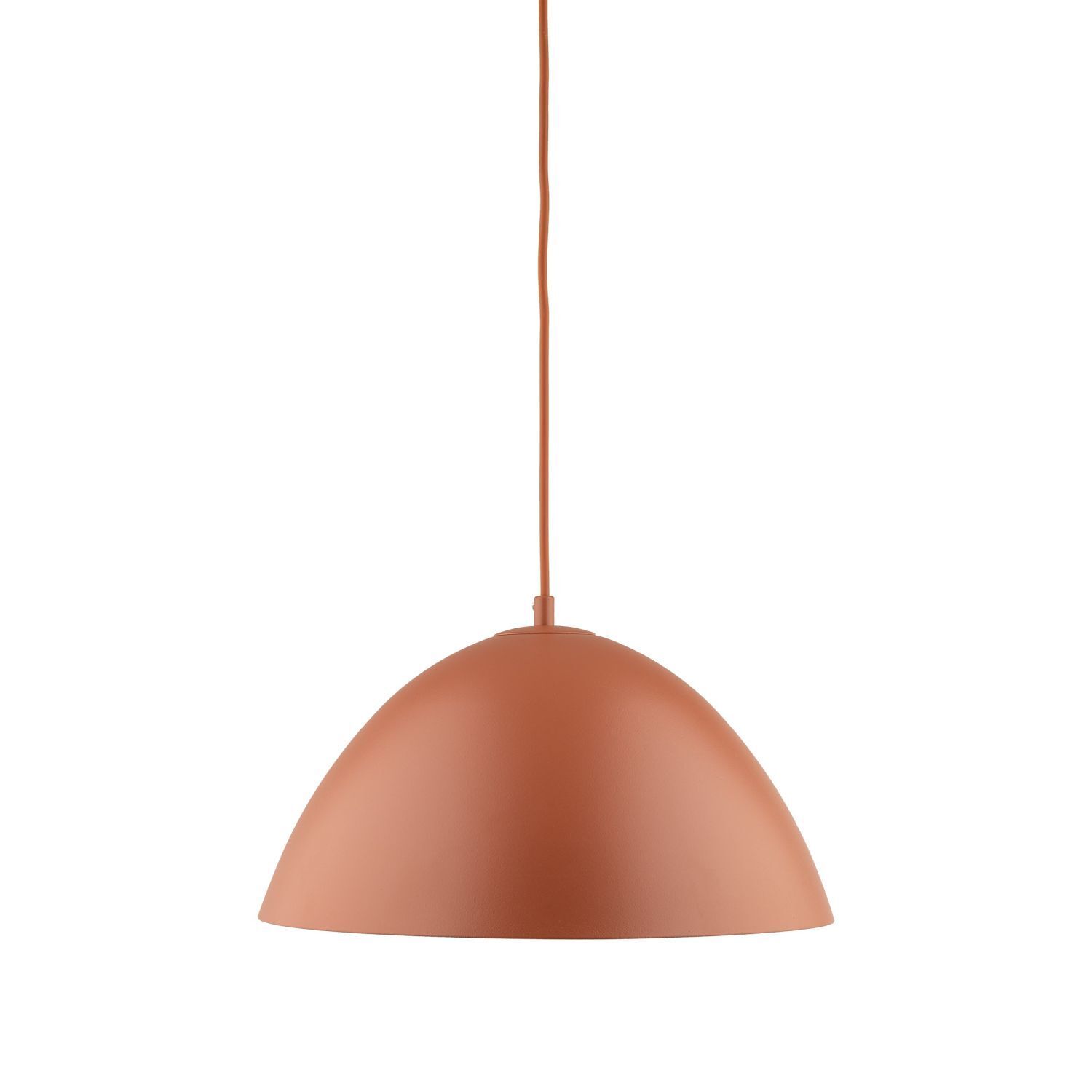 Suspension ronde Ø 34 cm H : max. 165 cm Rouge Métal E27 Lampe, Lampenschirm