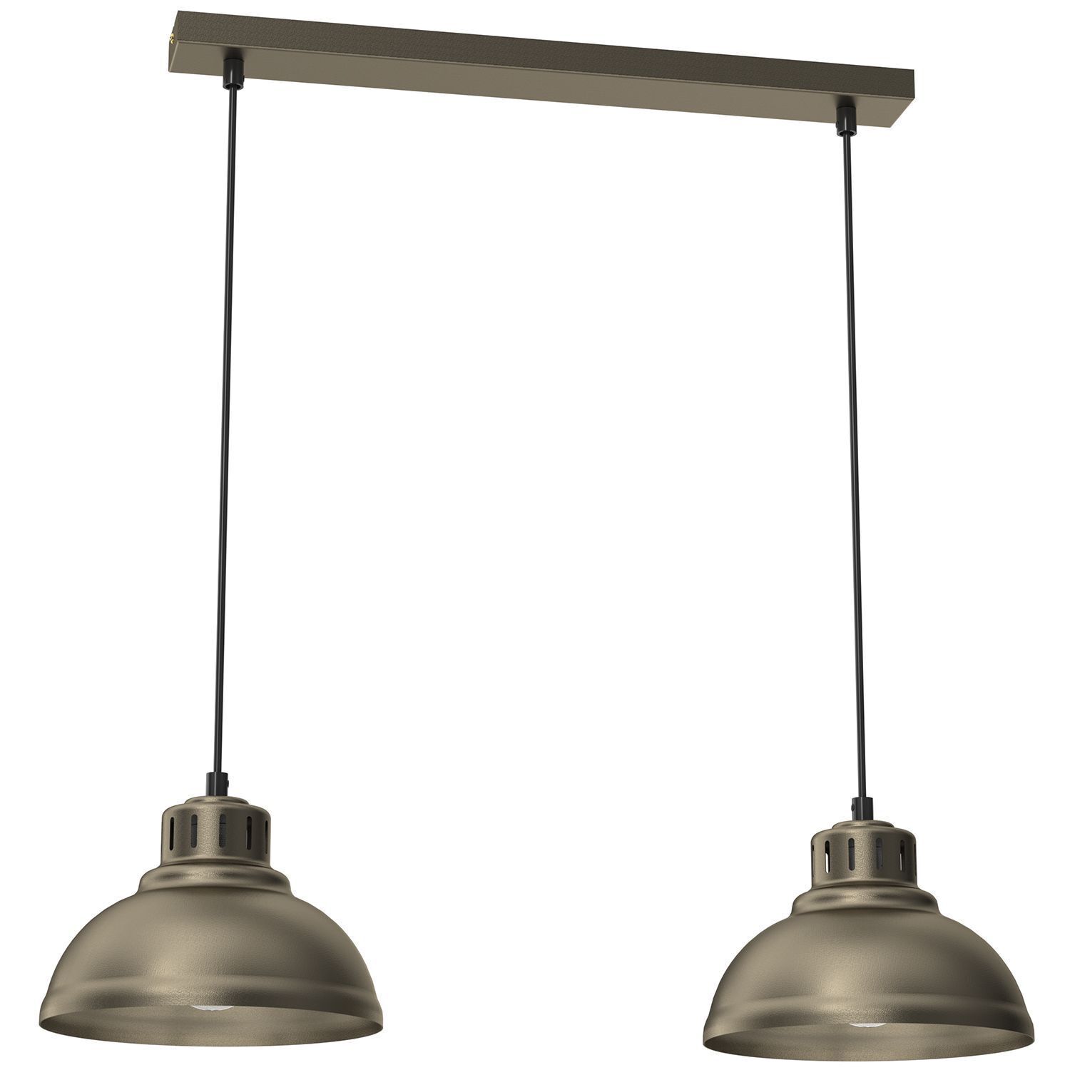 Loft suspension en métal doré 65 cm E27 accentué