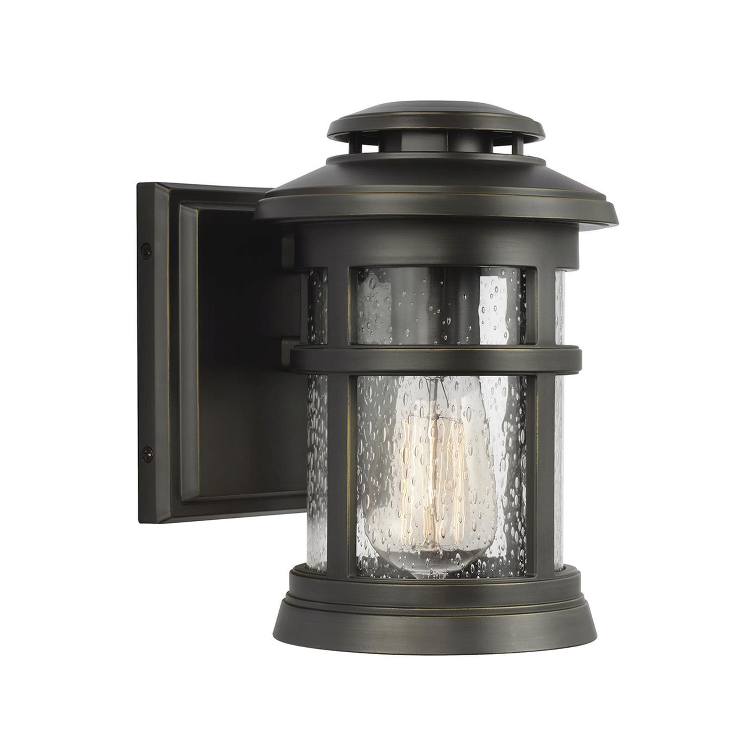 Lampe murale d'extérieur IP44 en bronze antique Rustique Vintage E27