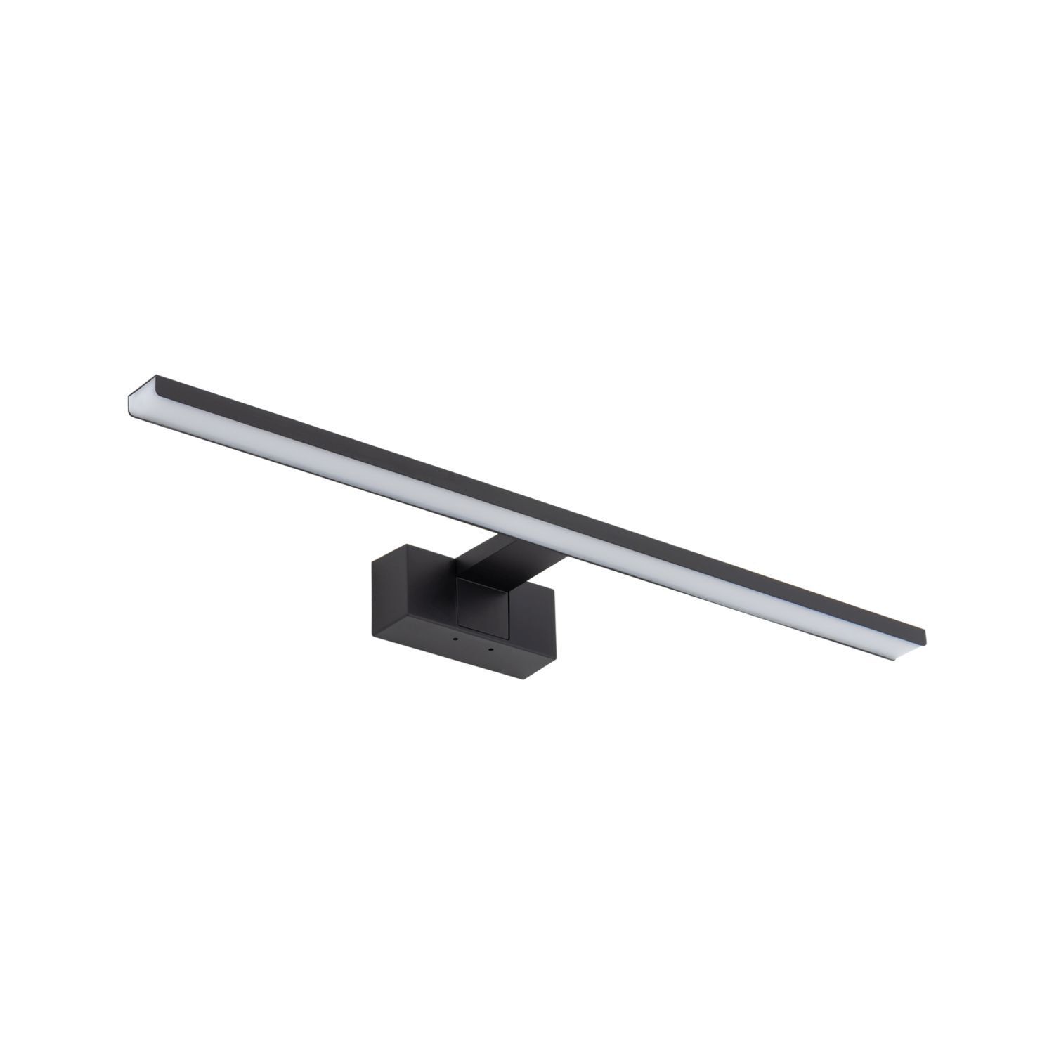 Lampe à miroir LED noire IP44 4000 K 900 lm blanc neutre