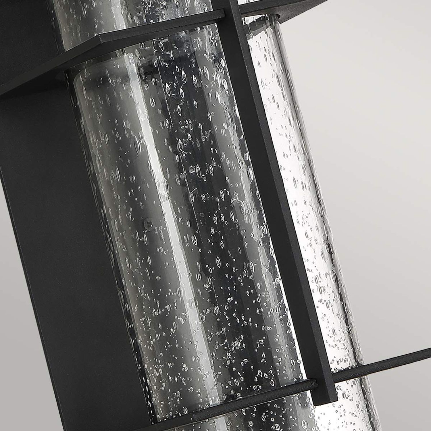 Lampe LED d'extérieur murale H : 41 cm IP44 noir Downlight Drinnen, Badezimmer, Zimmer