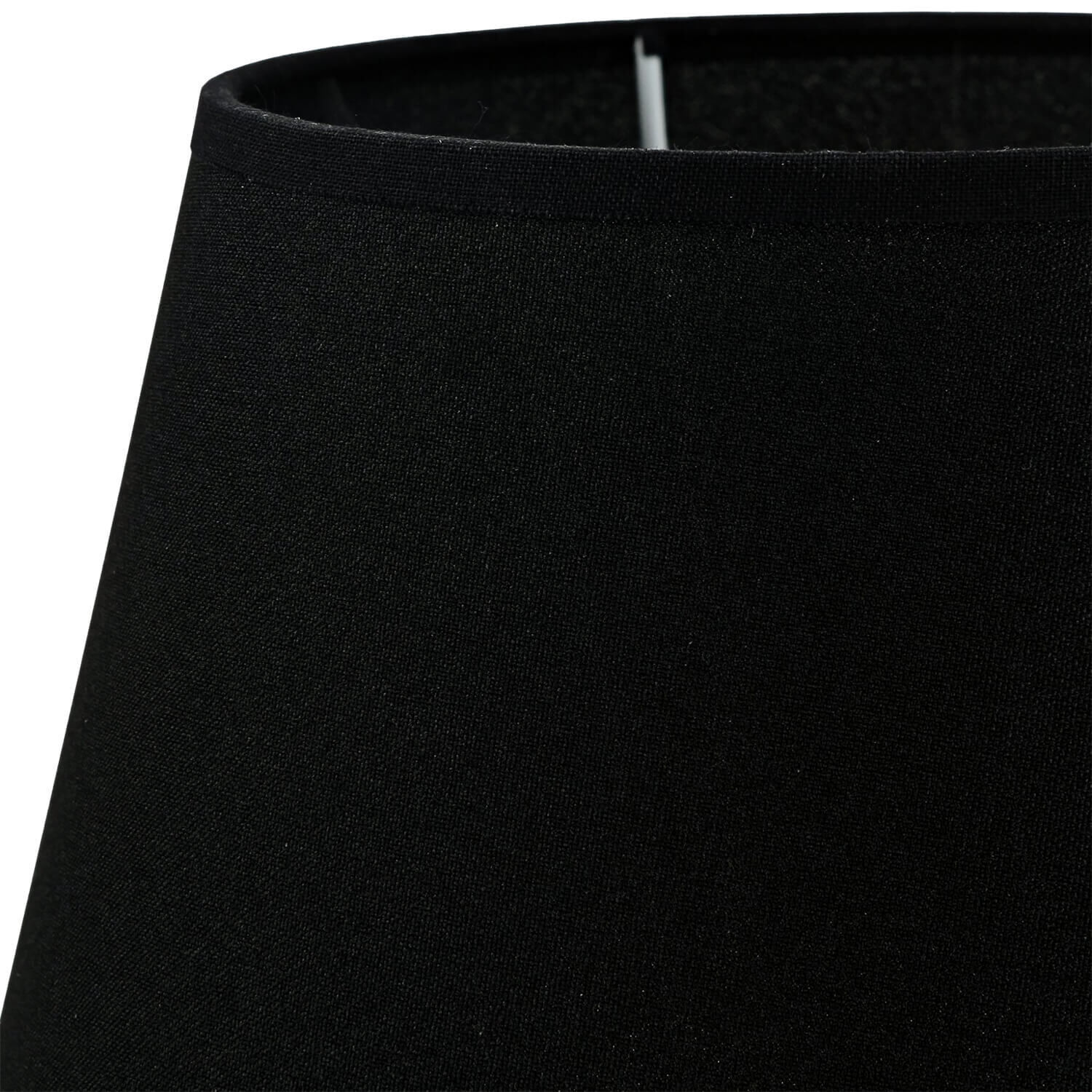 Abat-jour Tissu pour lampe de table Noir E14