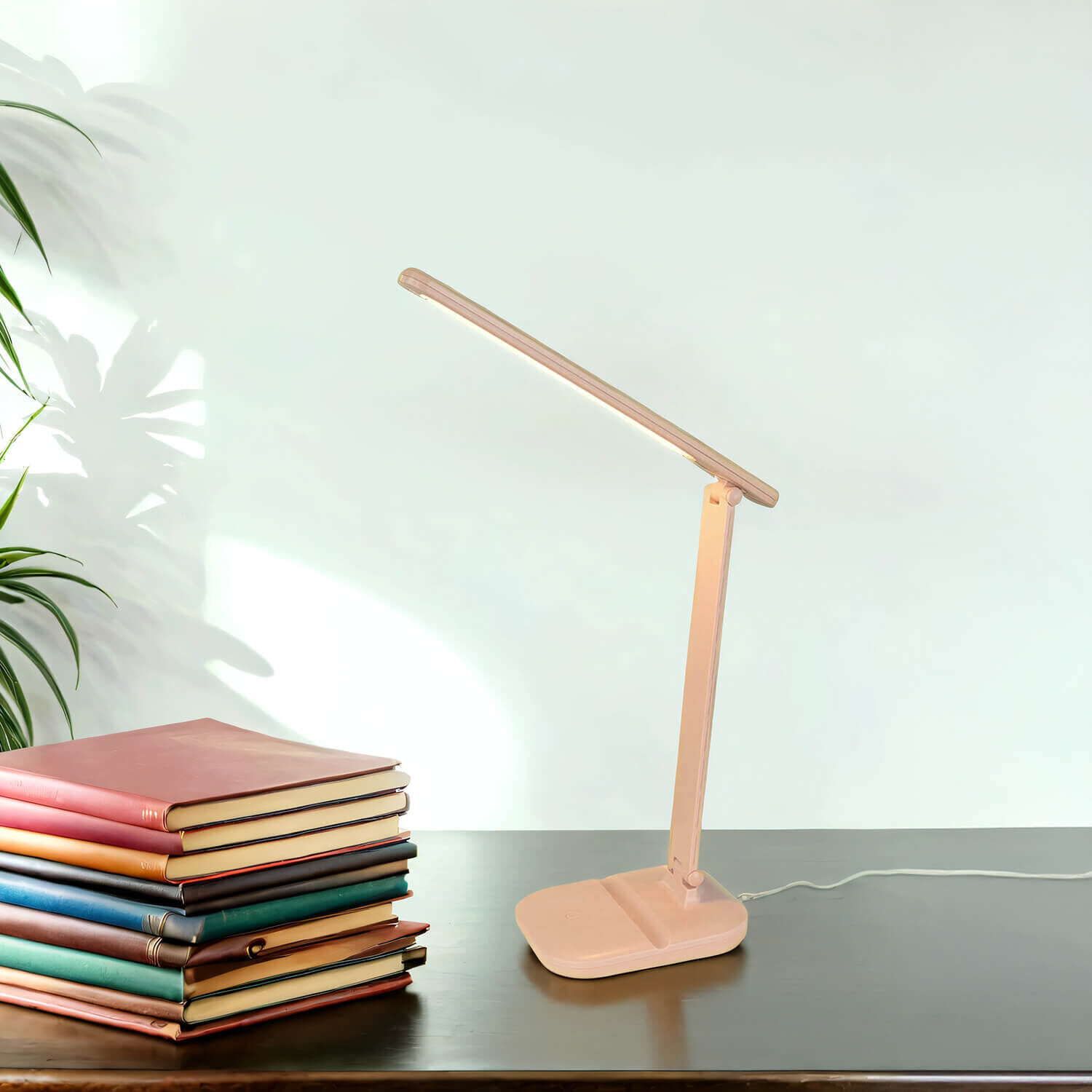 LED Schreibtischlampe Rosa Touch Farbwechsel Dimmer 32,3 cm Schreibtischlampe, LED-Lampe, Verstellbare Lampe, Rosa Lampe, Stifthalterung?