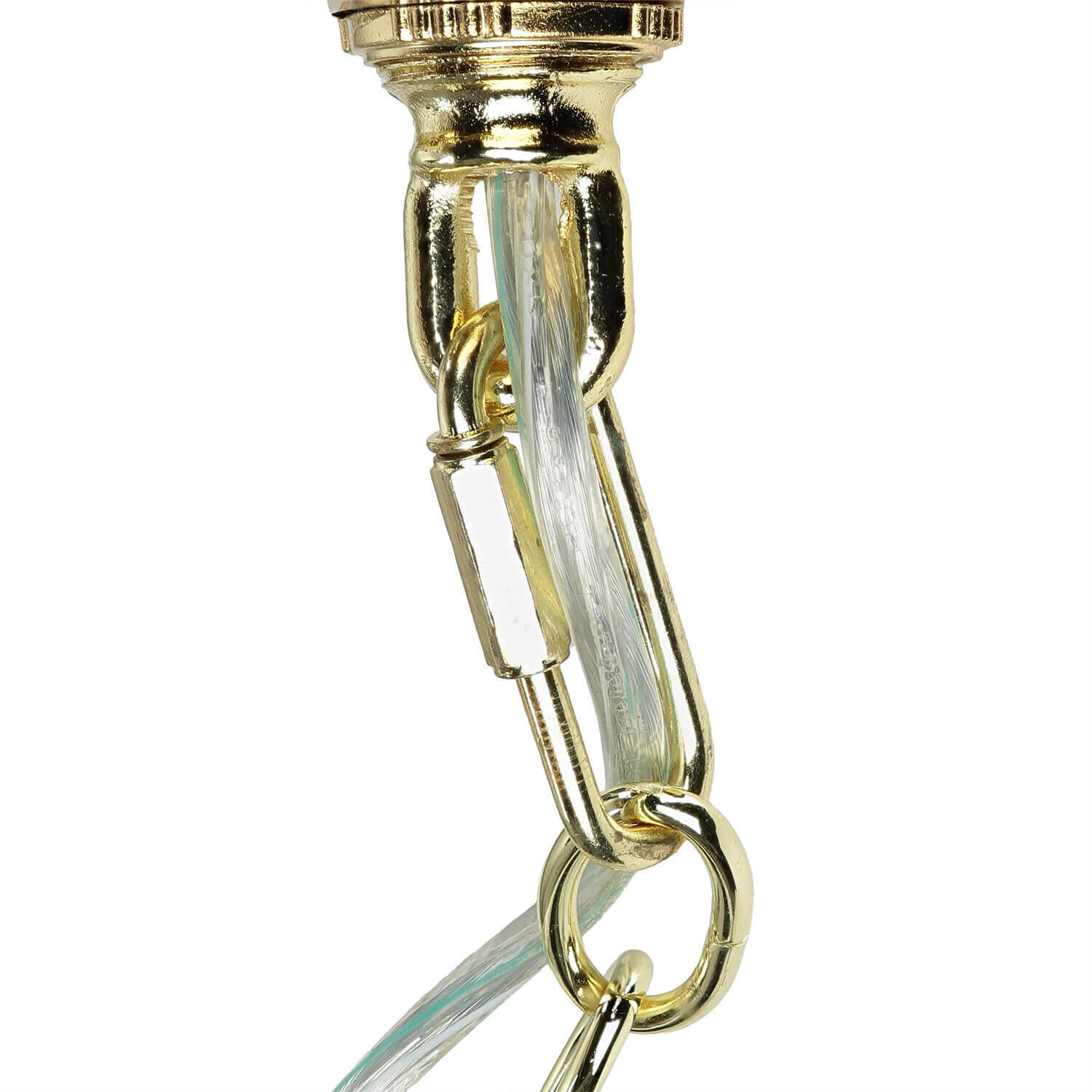 Suspension d'extérieur laiton verre vintage design E27