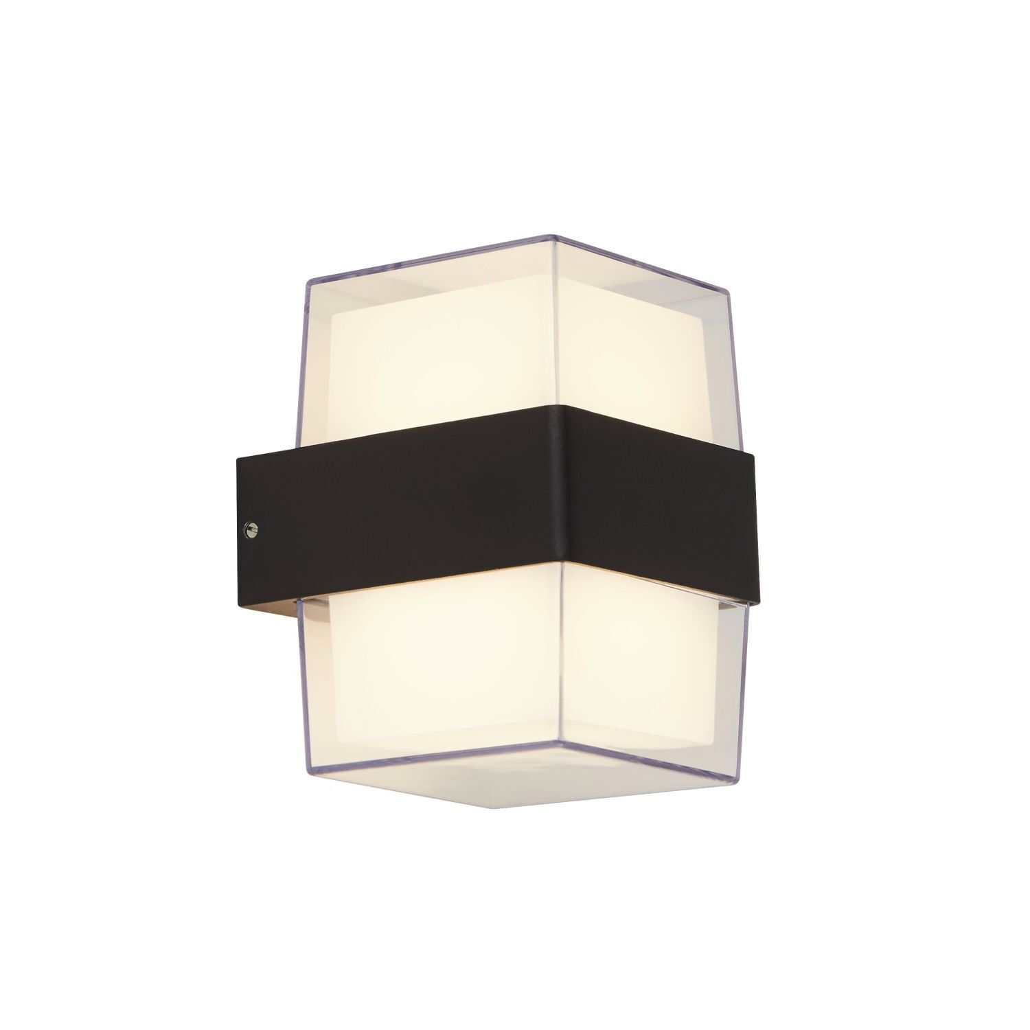 Applique murale LED extérieure Up Down IP44 noir blanc 3000 K