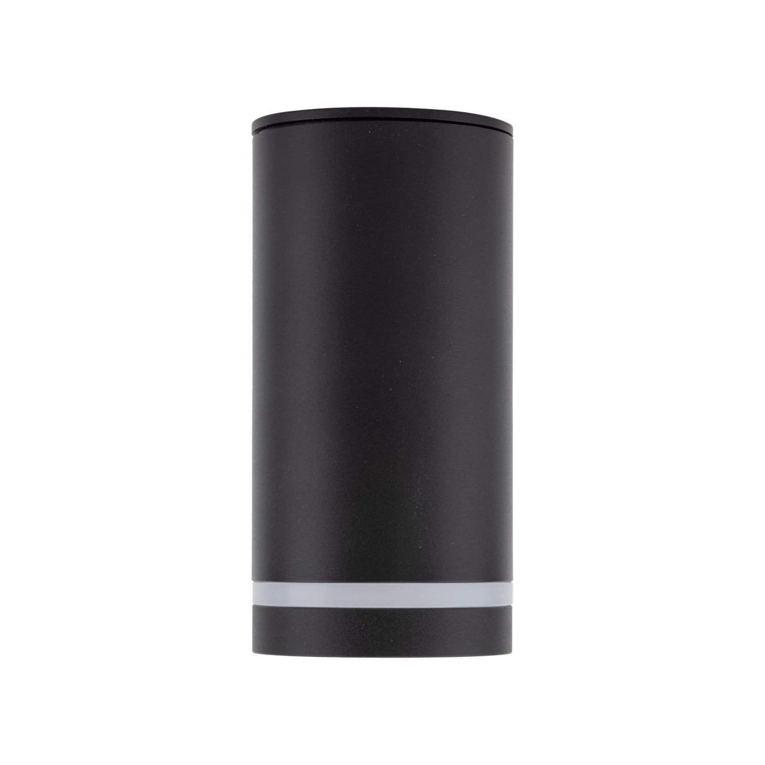 Deckenspot Metall Ø 5,5 cm H: 11 cm klein rund Schwarz GU10 Zylinder