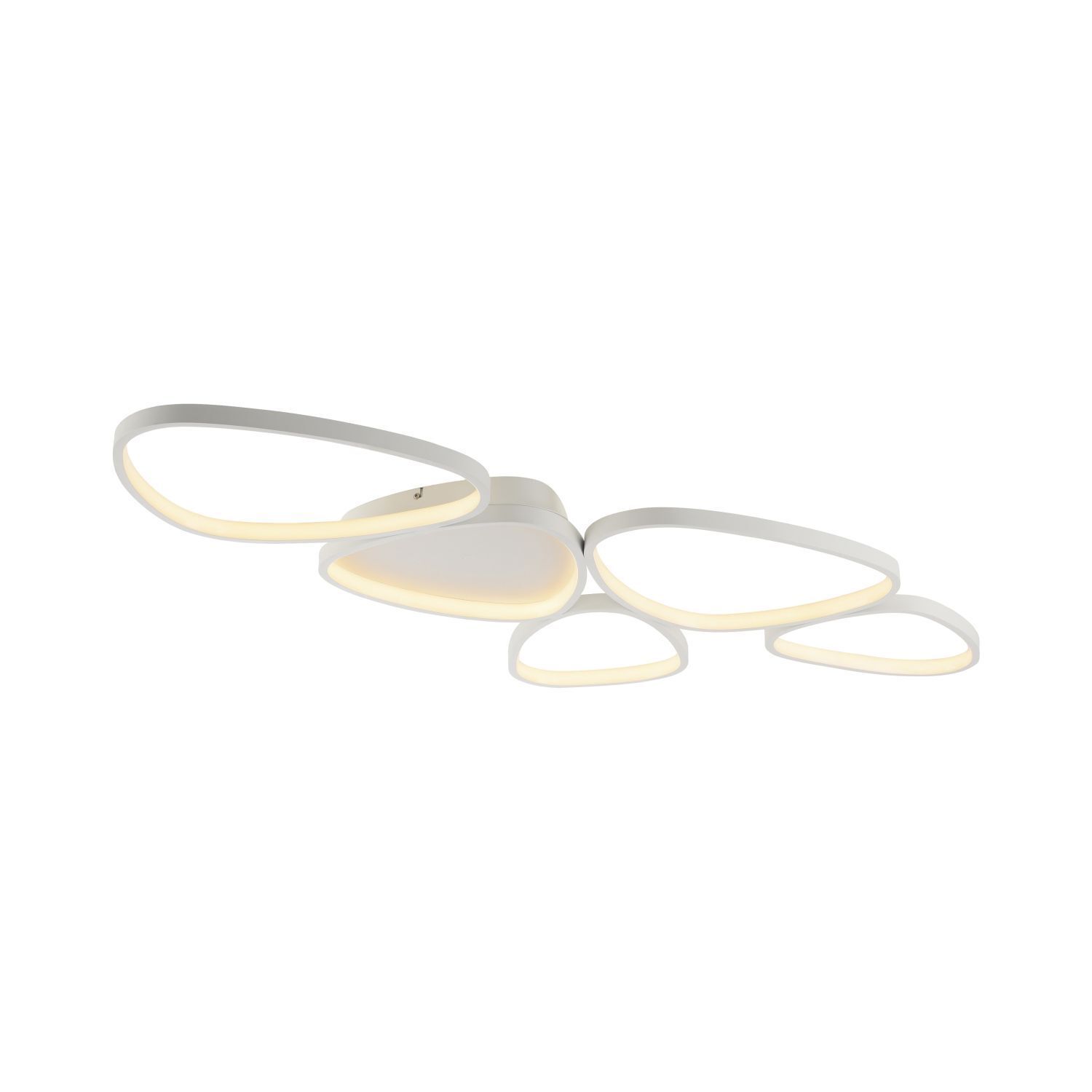 Lampe de plafonnier LED Blanc Métal 3000 K 6100 lm L:116,5 cm