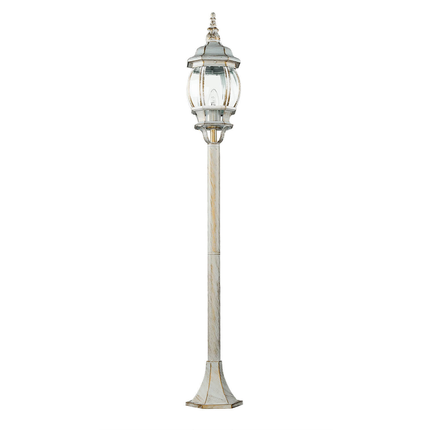 Lampe d'allée extérieure Jardin Blanc 115,5 cm résistant à la pluie BREST Laternenpfahl, Lampe