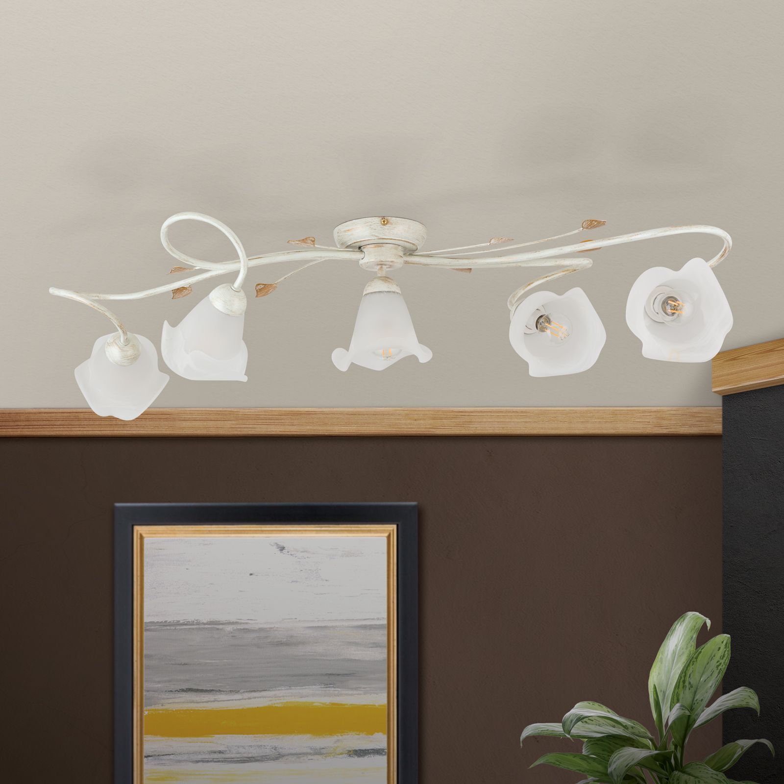 deckenleuchte, feuchterkalk, kronleuchter-licht, wand-licht, lampenarm