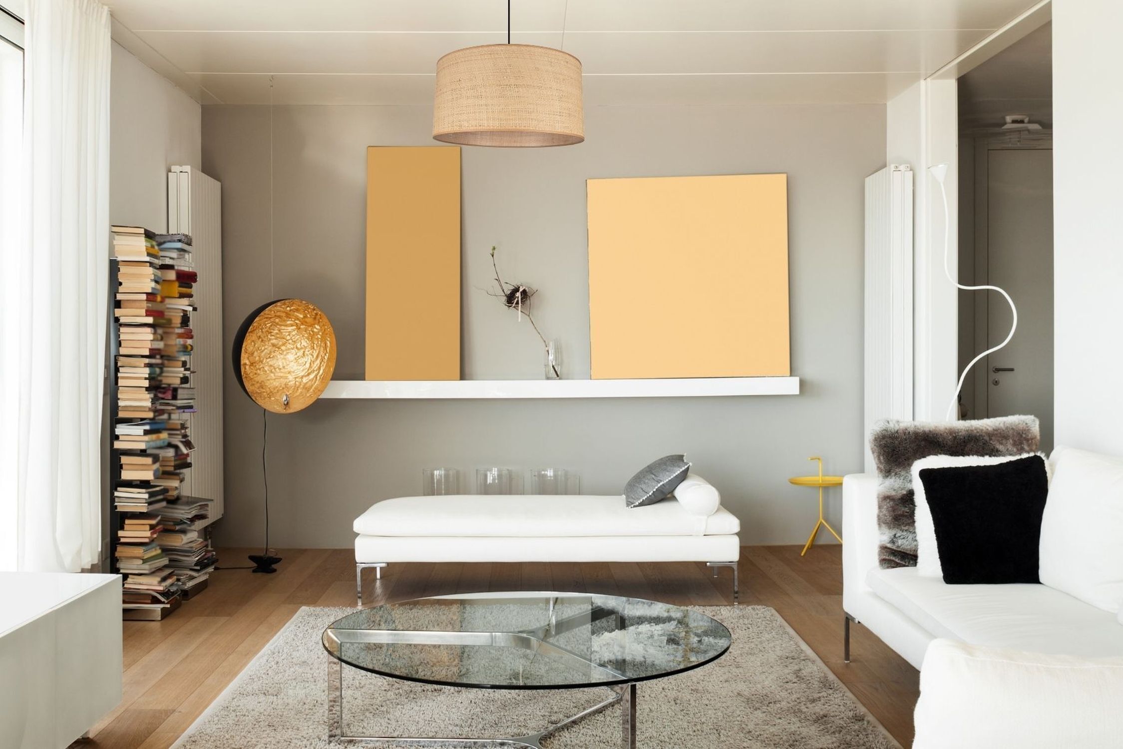 Blendarme Pendelleuchte Rattan Braun E27 Ø40 cm Modern wohnzimmer, möbel, kunstwerk, lampe, runder tisch