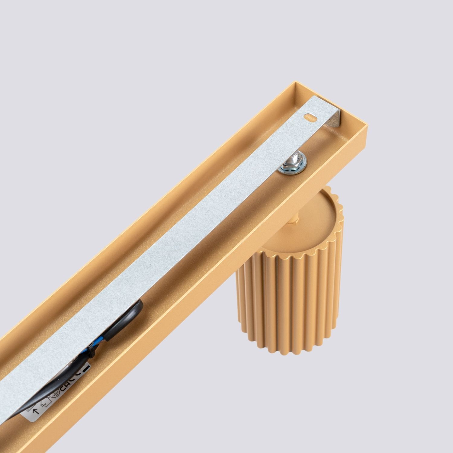 Lampe de plafonnier grande 117 cm de long 4-flamme GU10 en or Moderne