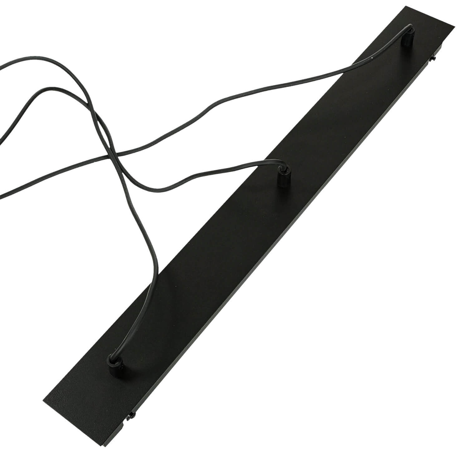 Elégant luminaire suspendu noir 3 flammes métal